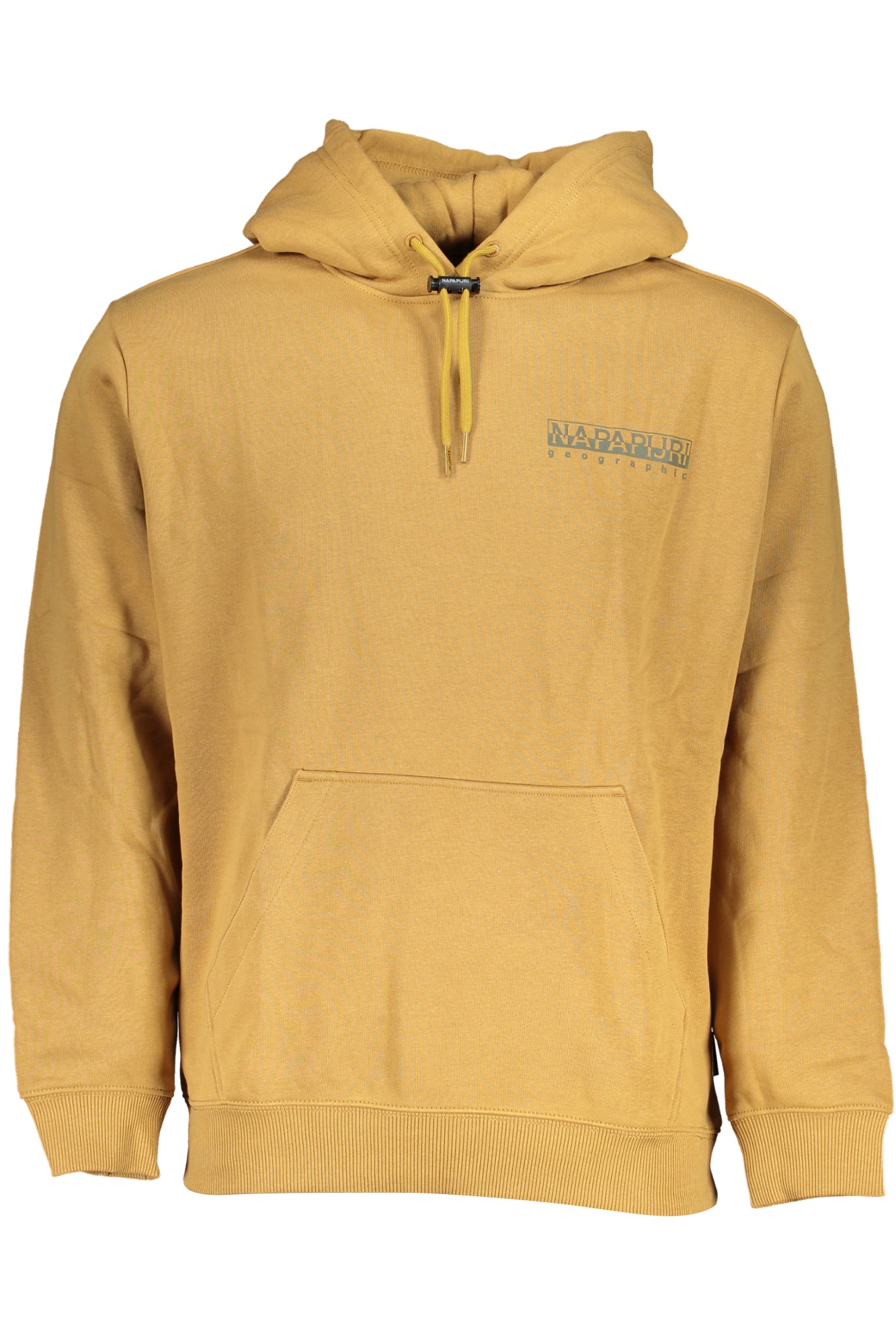 NAPAPIJRI MENS BEIGE ZIPLESS SWEATSHIRT
