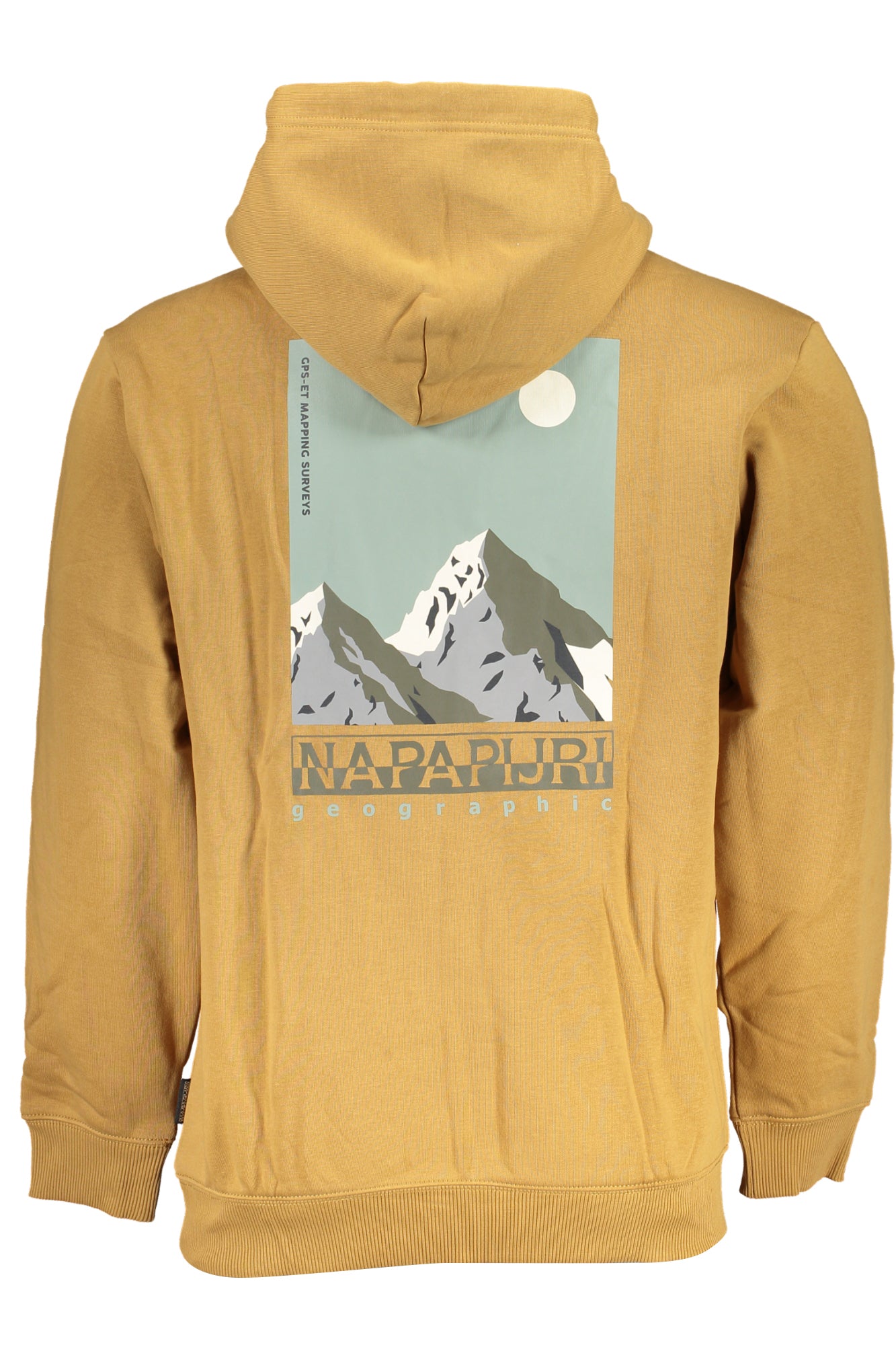 NAPAPIJRI MENS BEIGE ZIPLESS SWEATSHIRT