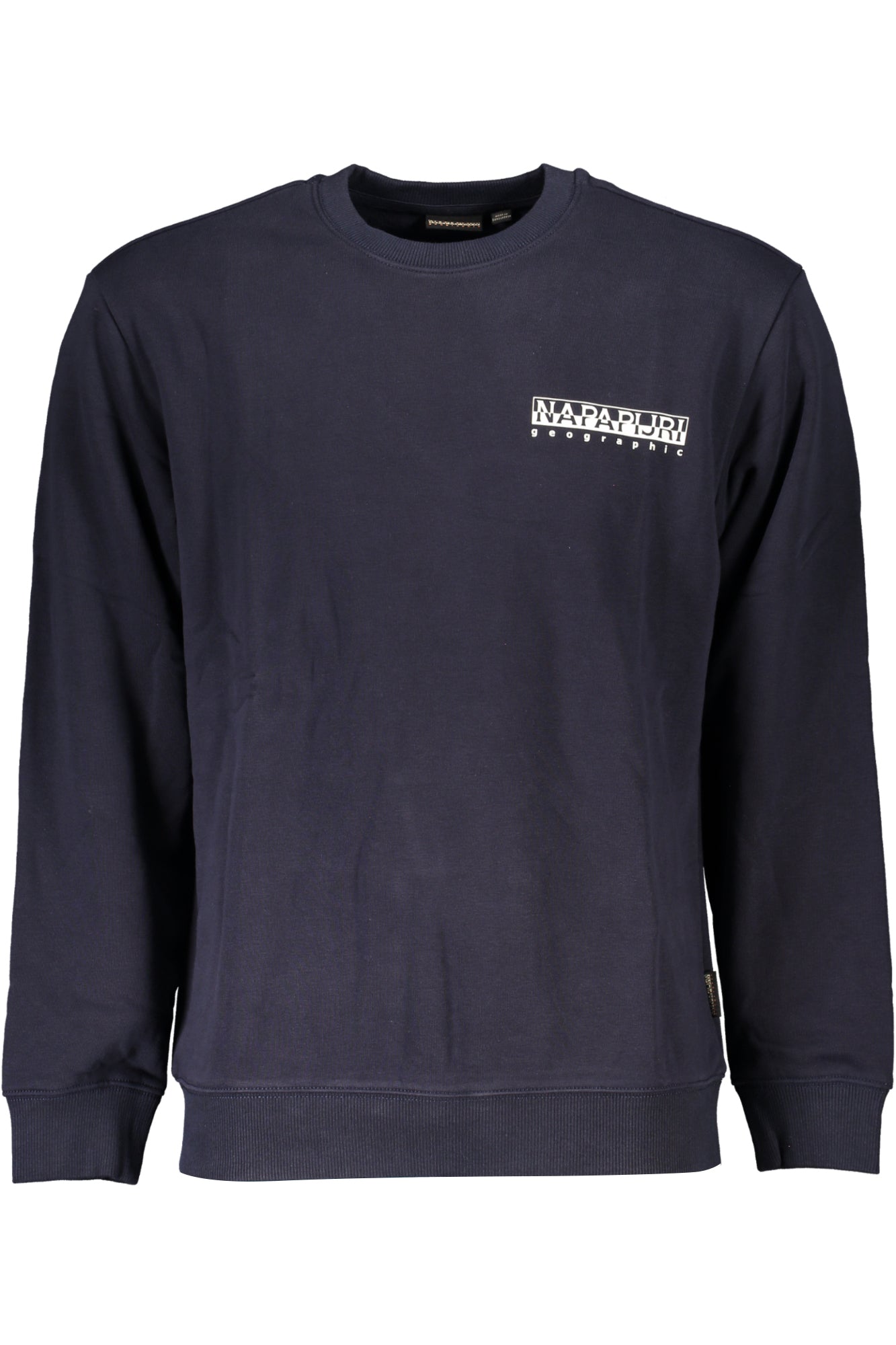 NAPAPIJRI MENS BLUE ZIPLESS SWEATSHIRT