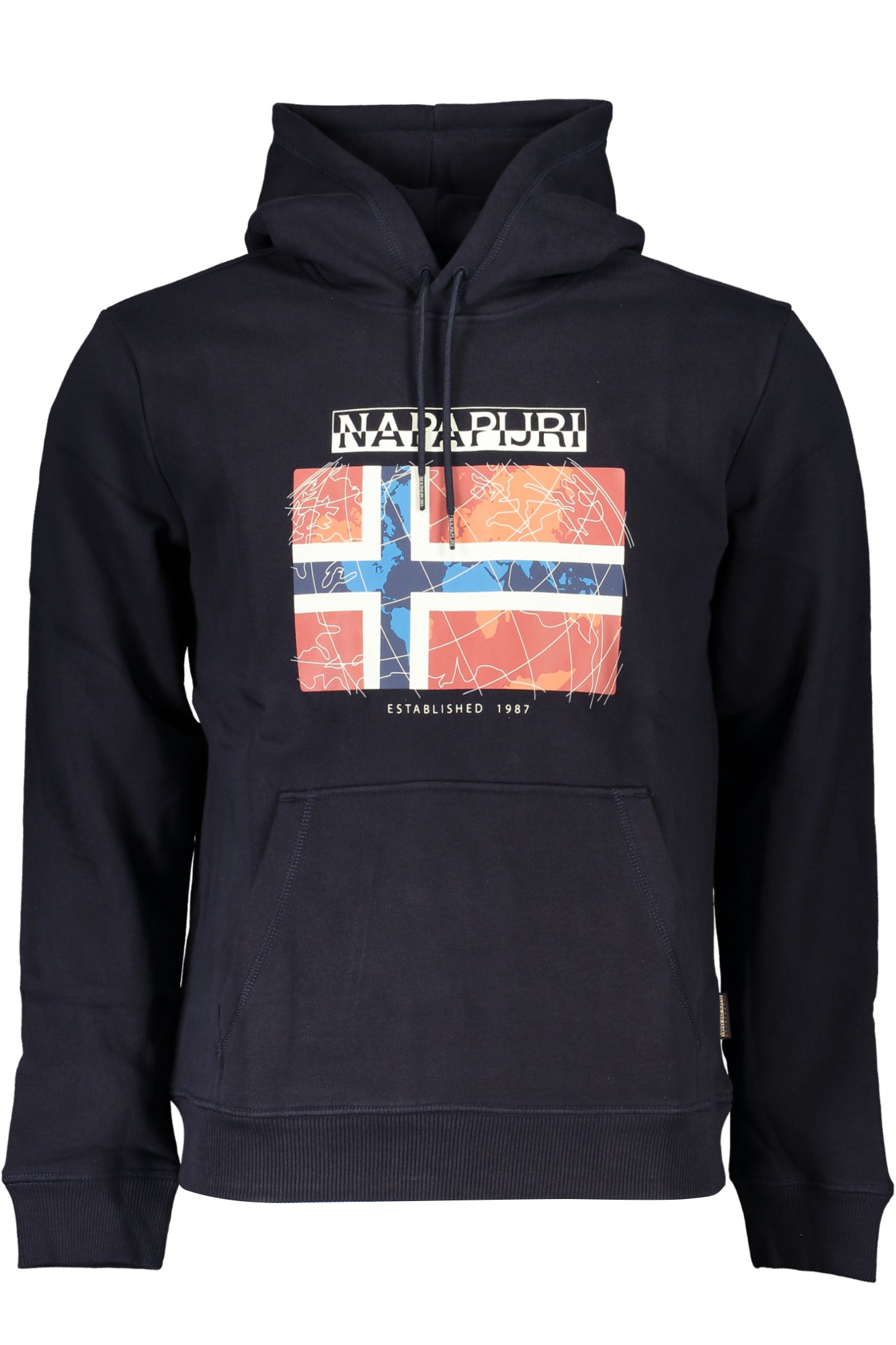 NAPAPIJRI MENS BLUE ZIPLESS SWEATSHIRT