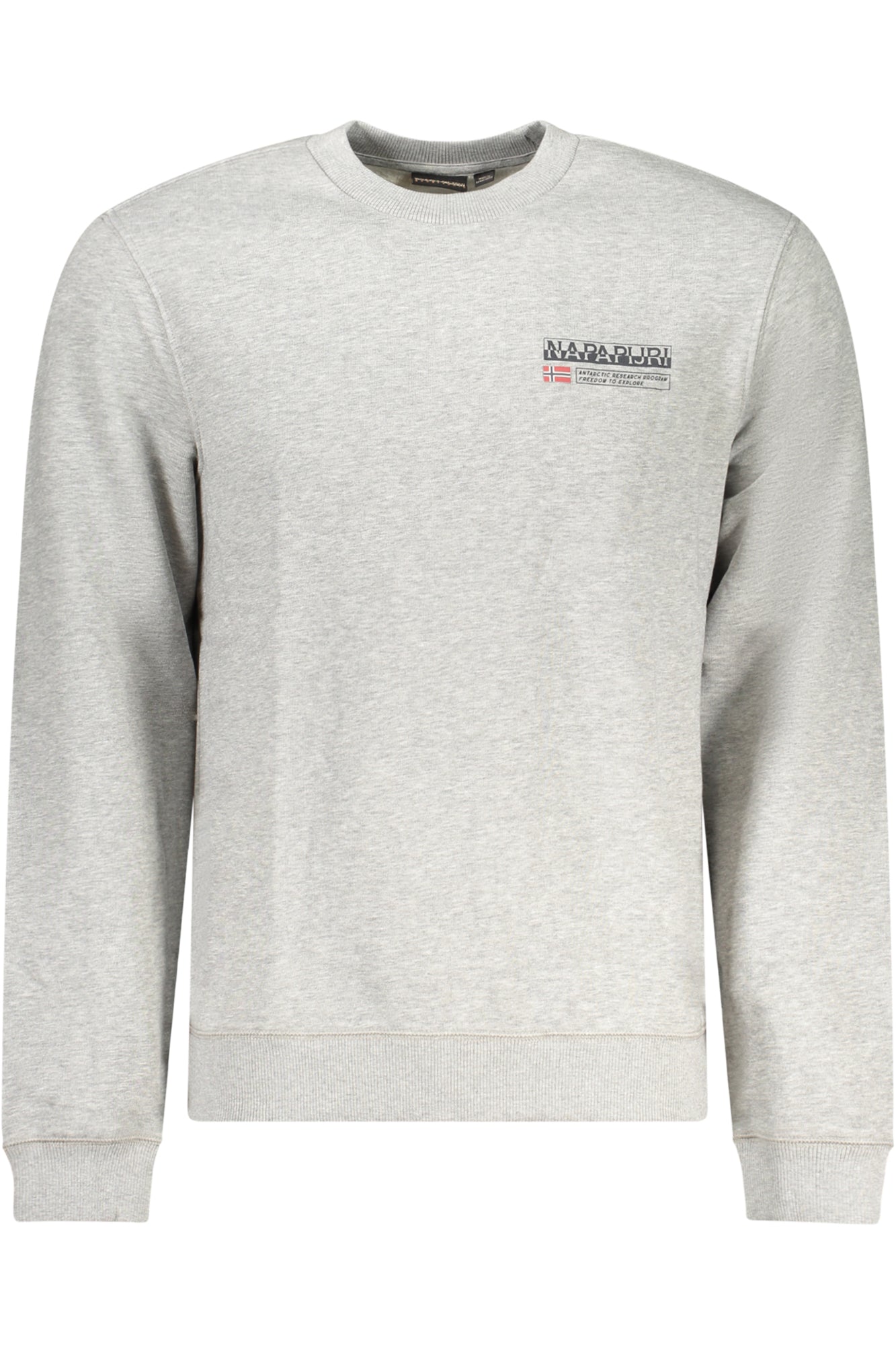 NAPAPIJRI MENS ZIP-FREE SWEATSHIRT GREY