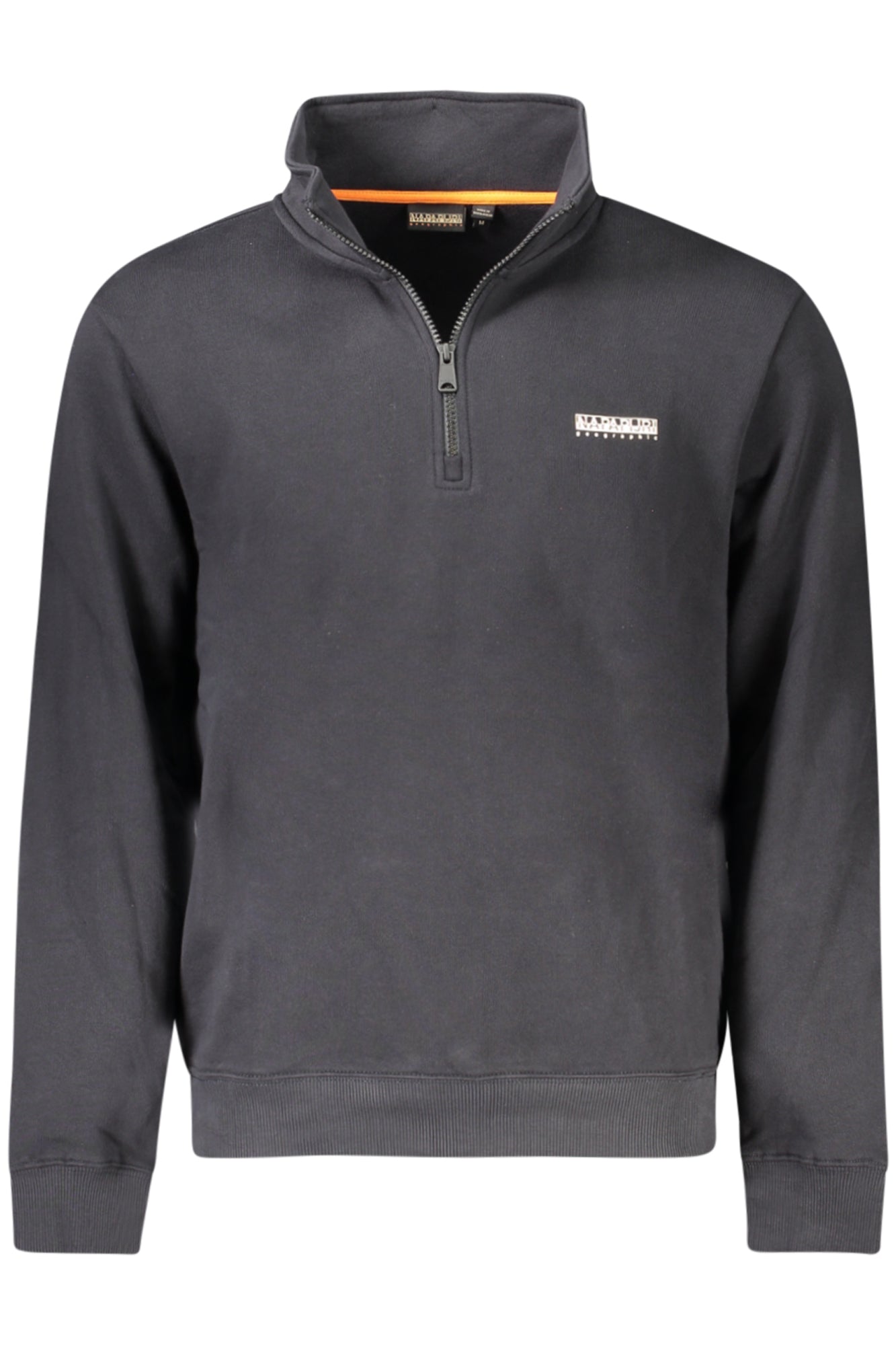 NAPAPIJRI MENS BLACK ZIP-UP SWEATSHIRT