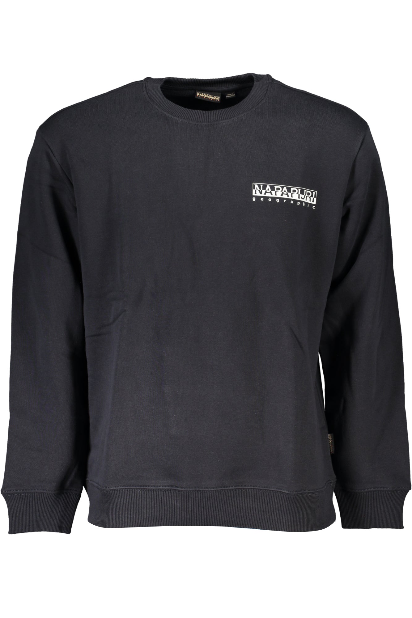 NAPAPIJRI MENS BLACK ZIPLESS SWEATSHIRT