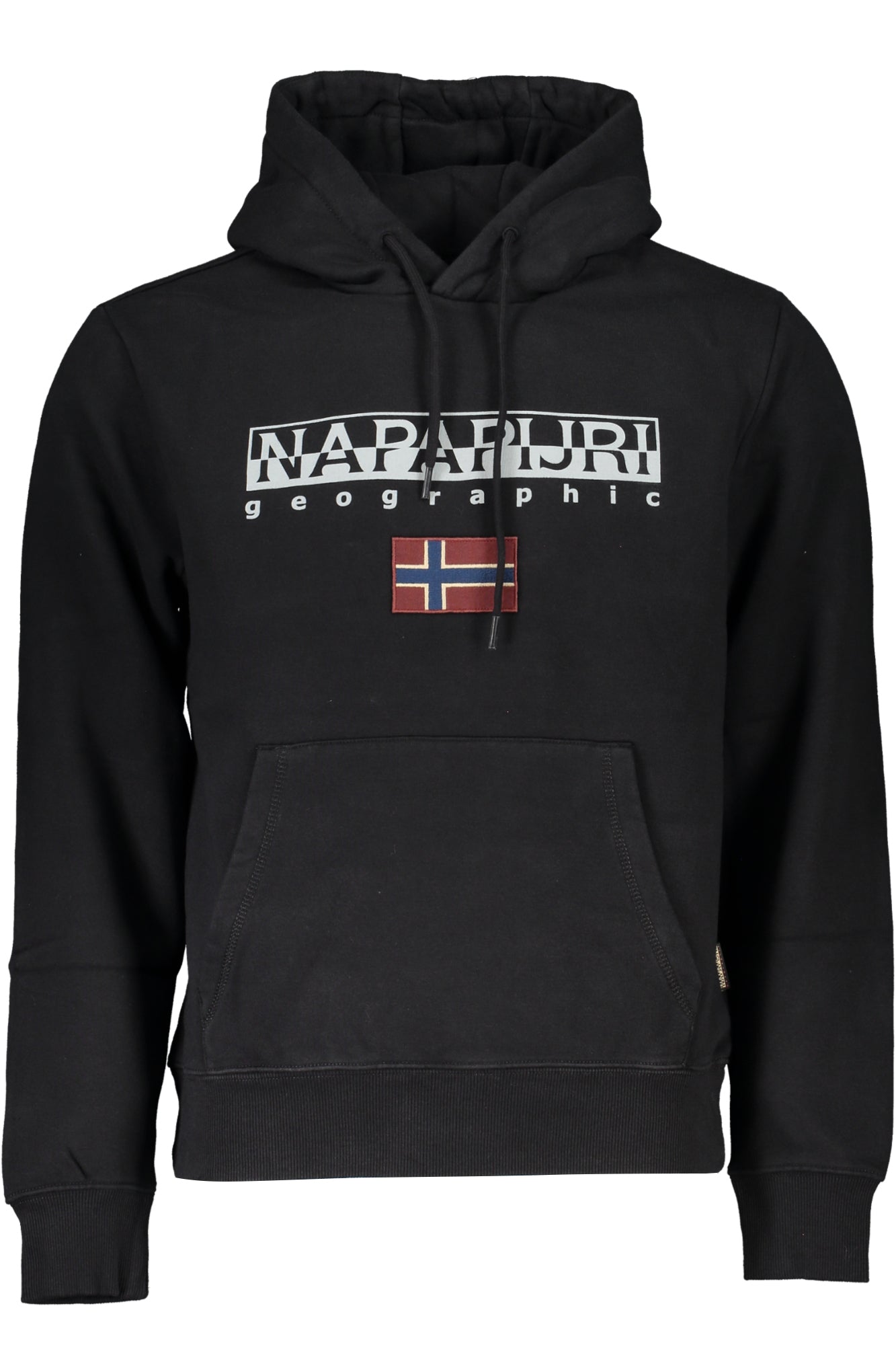 NAPAPIJRI MENS BLACK ZIPLESS SWEATSHIRT