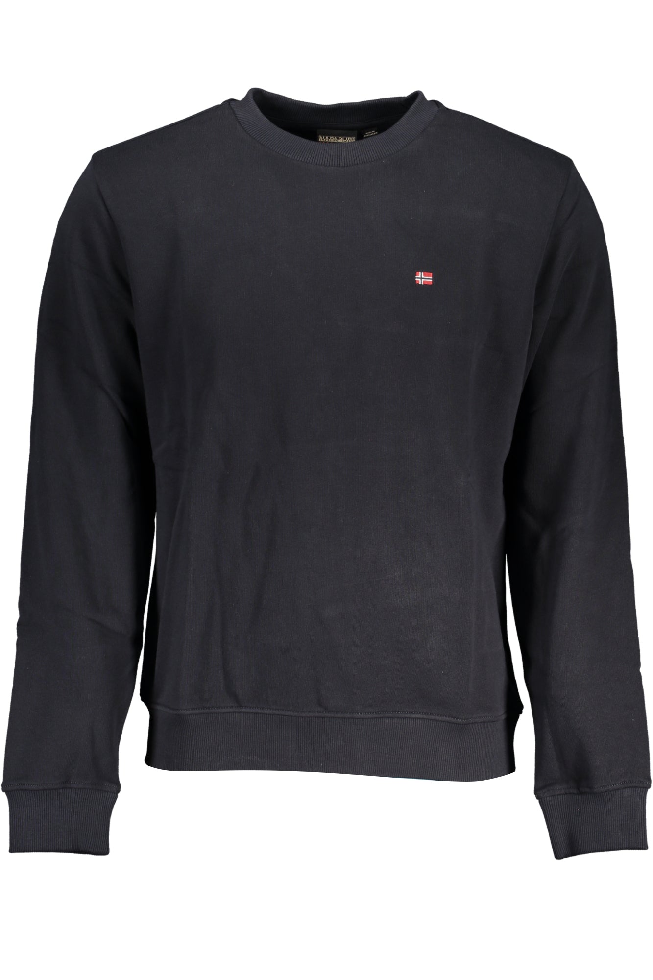 NAPAPIJRI MENS BLACK ZIPLESS SWEATSHIRT