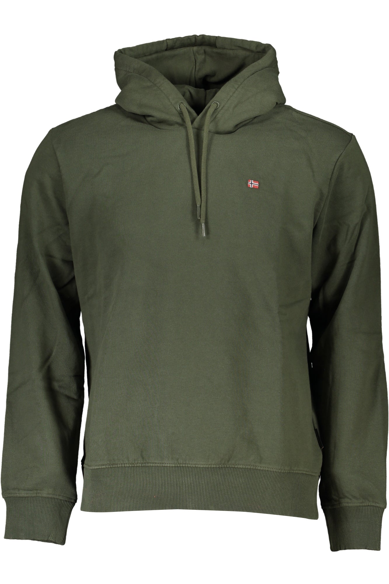 NAPAPIJRI GREEN MENS ZIPLESS SWEATSHIRT