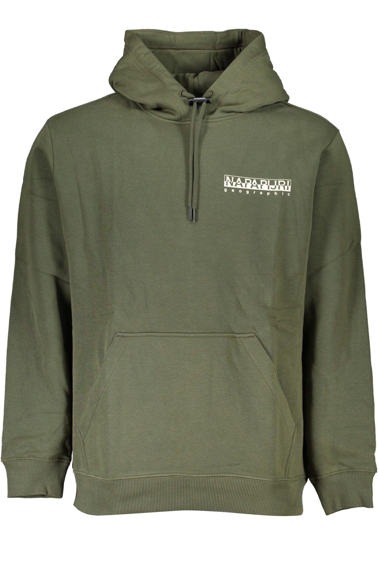 NAPAPIJRI GREEN MENS ZIPLESS SWEATSHIRT