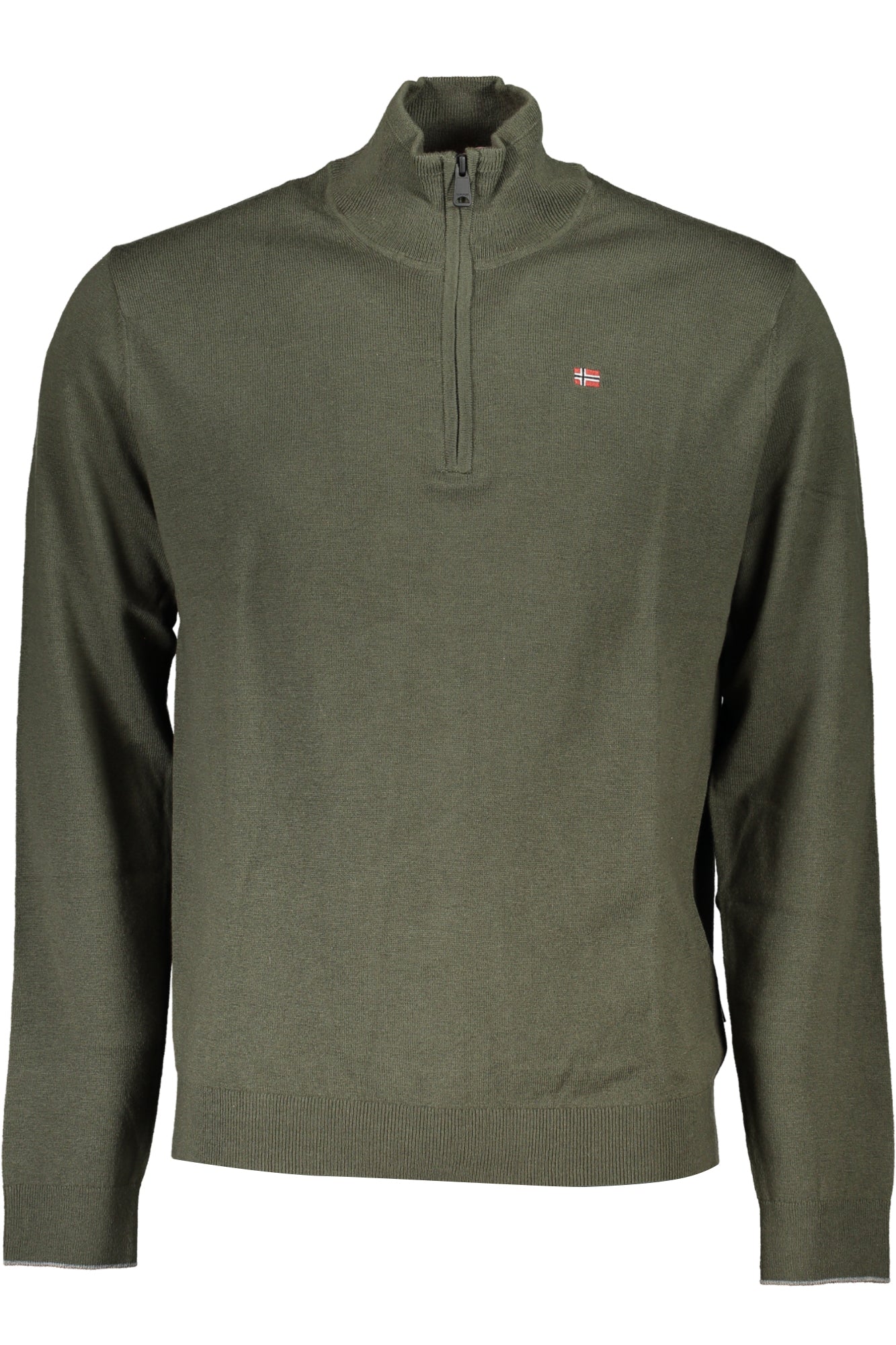 NAPAPIJRI GREEN MENS SWEATER