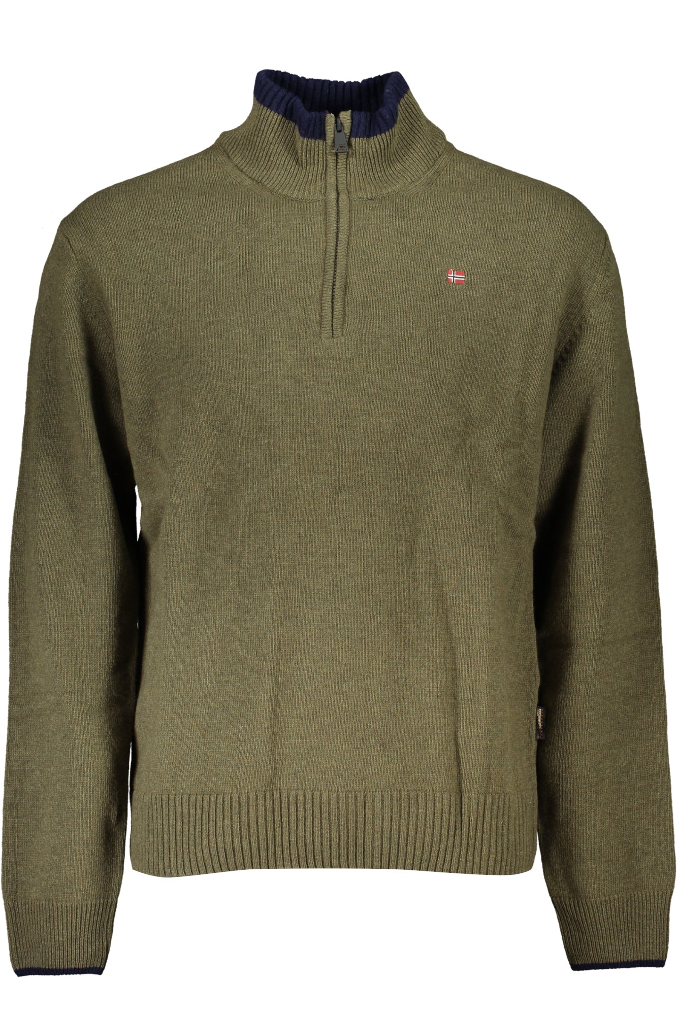 NAPAPIJRI GREEN MENS SWEATER
