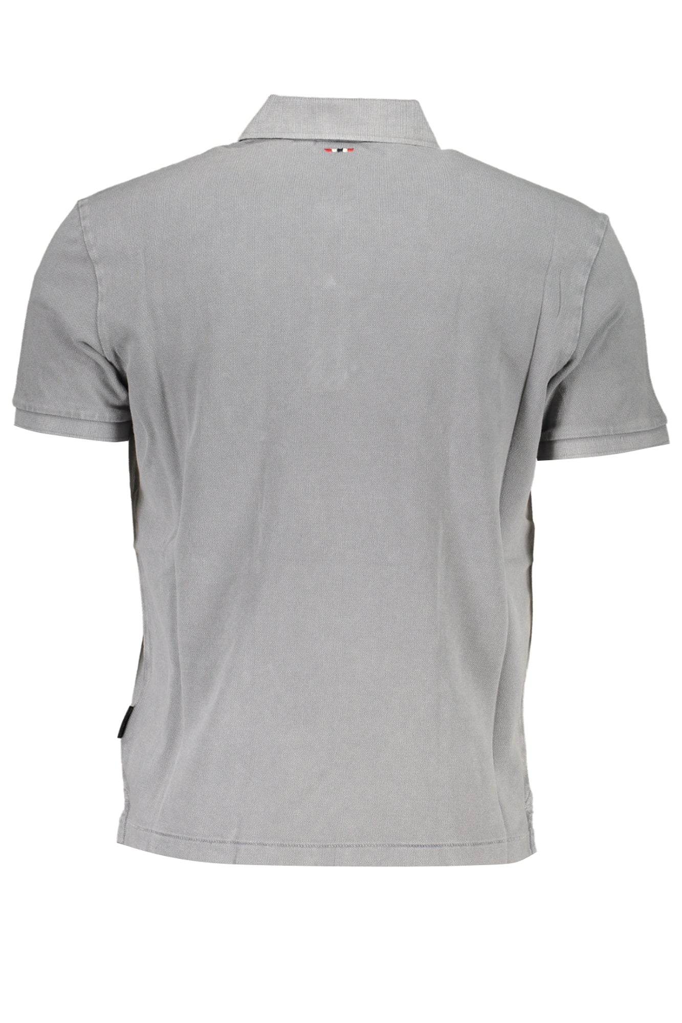 NAPAPIJRI MENS GRAY SHORT SLEEVED POLO SHIRT