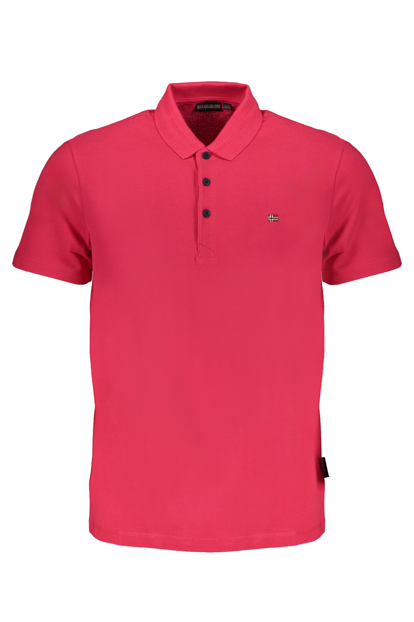 NAPAPIJRI MENS SHORT SLEEVED POLO SHIRT PINK