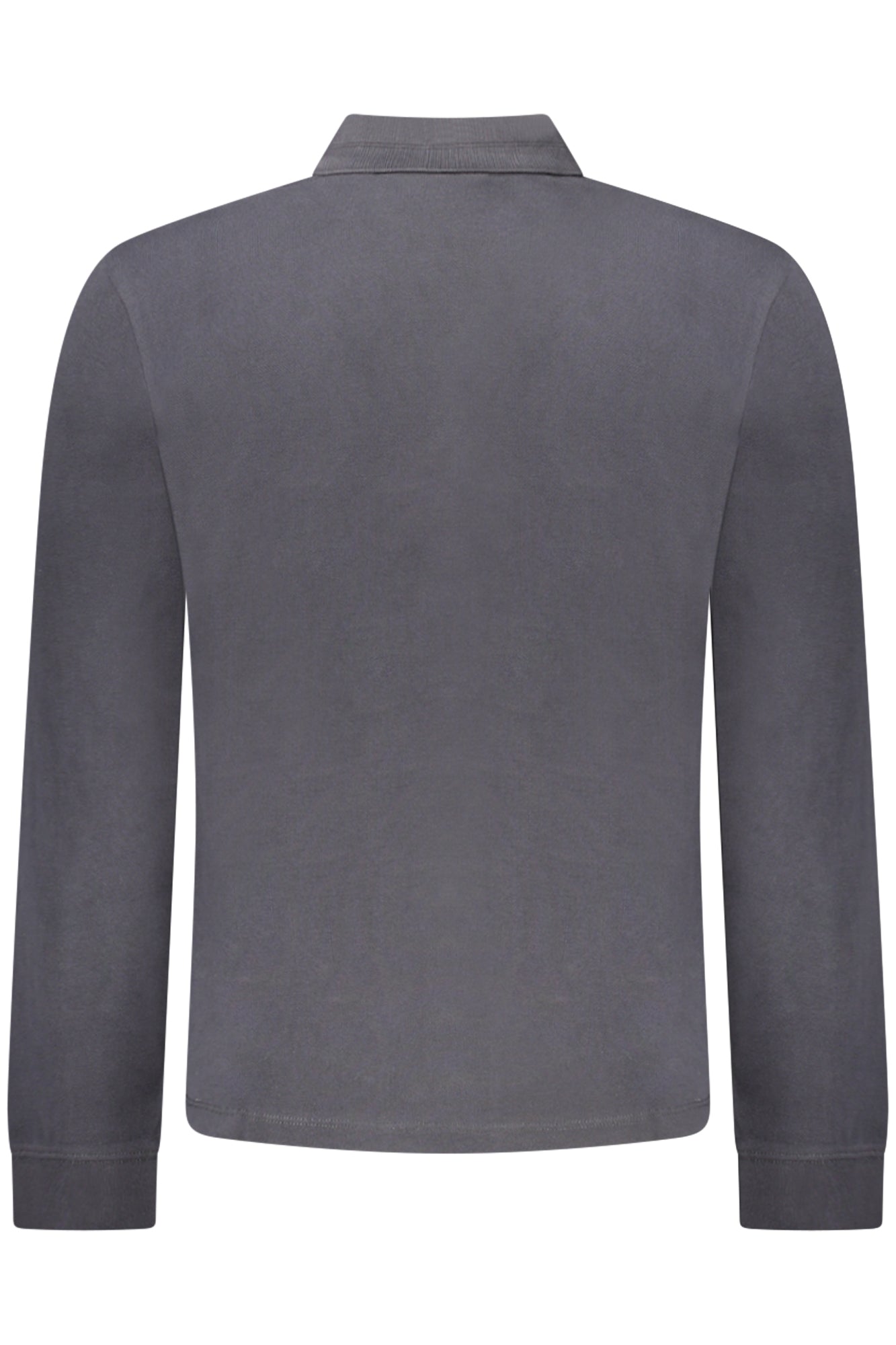 NAPAPIJRI MENS LONG-SLEEVED POLO SHIRT BLACK