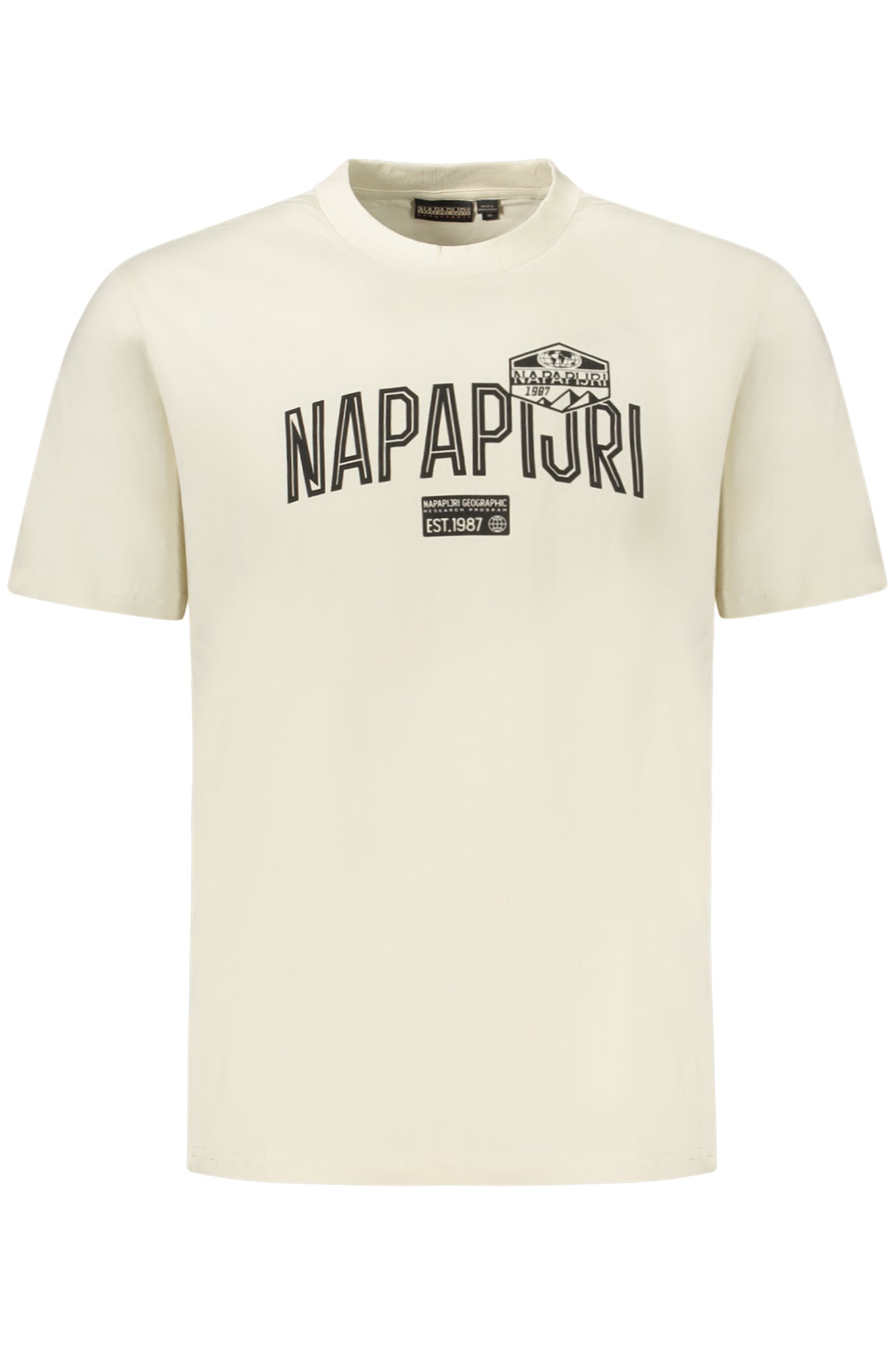 NAPAPIJRI MENS SHORT-SLEEVE T-SHIRT, BEIGE