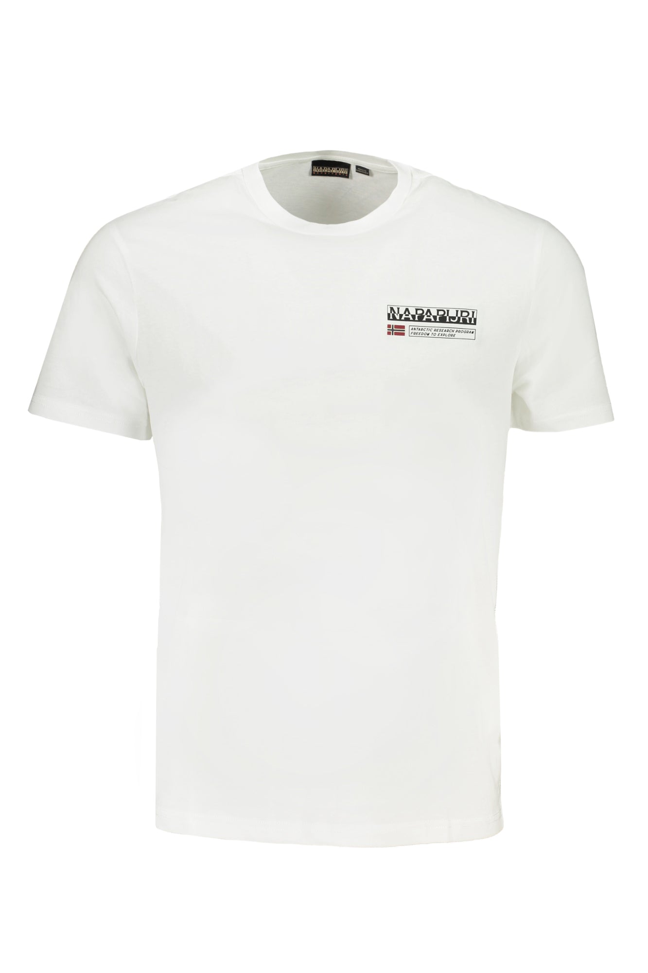 NAPAPIJRI MENS SHORT SLEEVED T-SHIRT WHITE