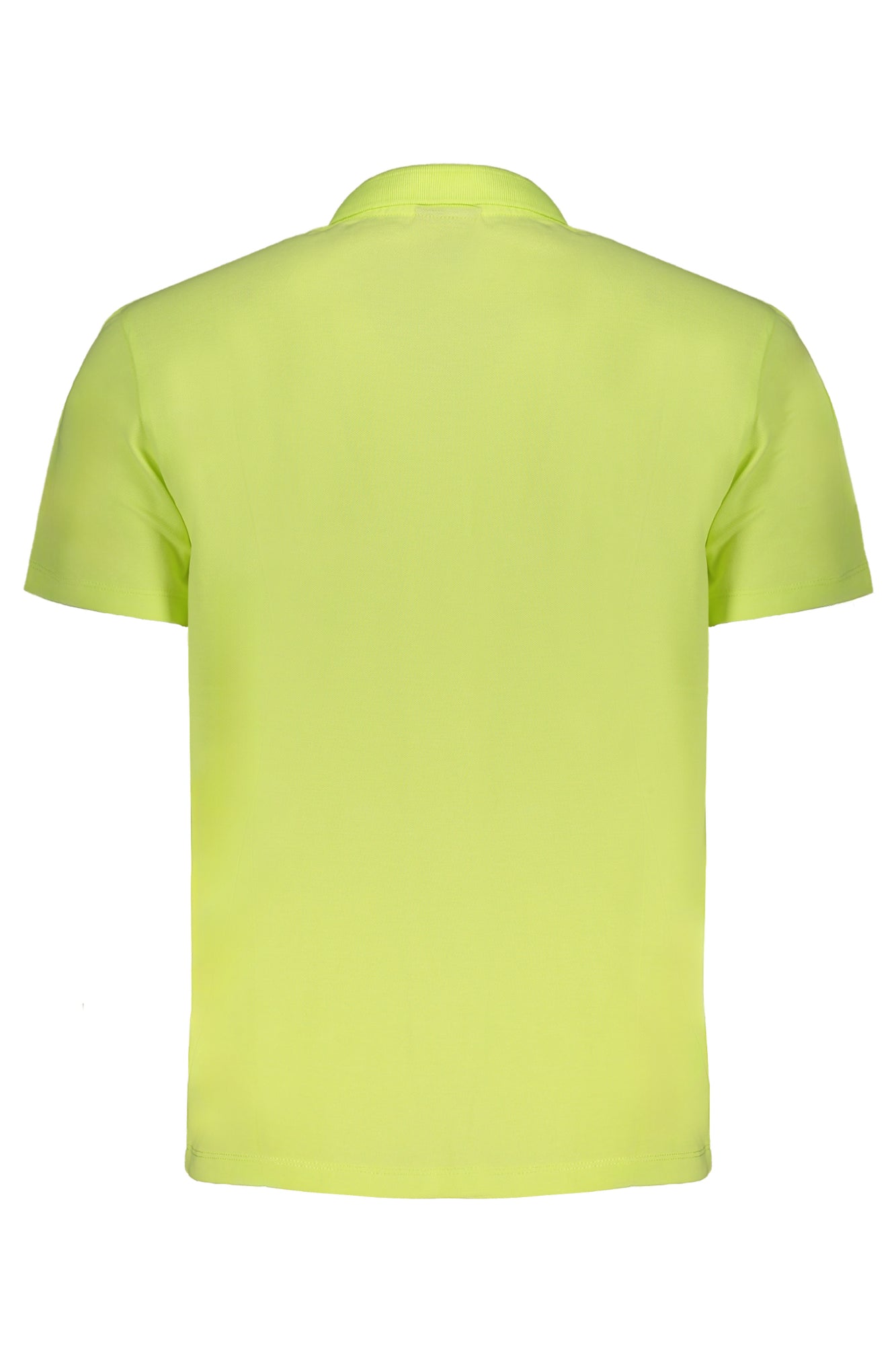 NAPAPIJRI YELLOW MENS SHORT SLEEVED T-SHIRT