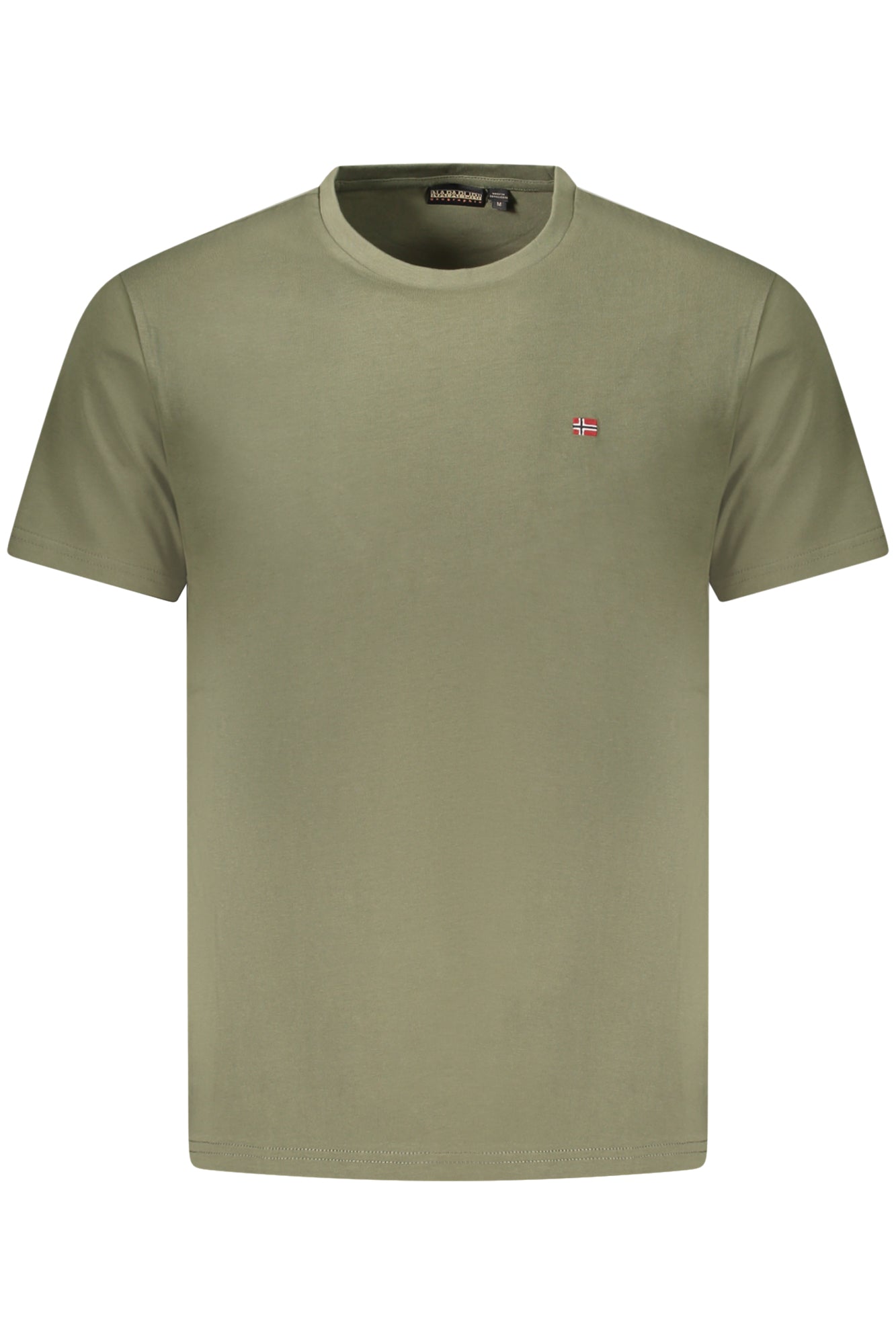 NAPAPIJRI MENS SHORT-SLEEVED T-SHIRT GREEN