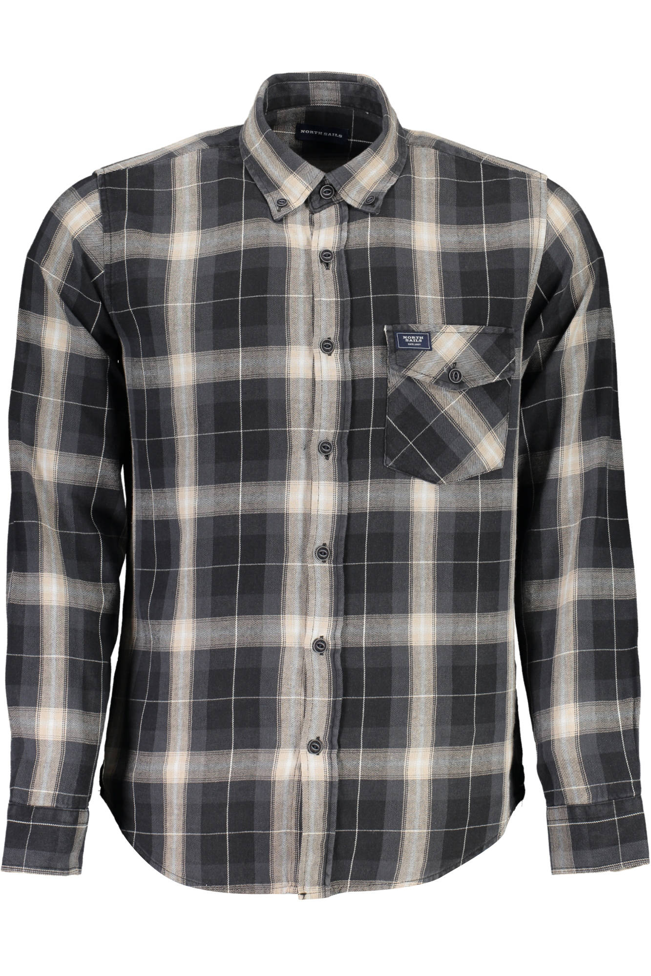 NORTH SAILS BLACK MENS LONG SLEEVED SHIRT