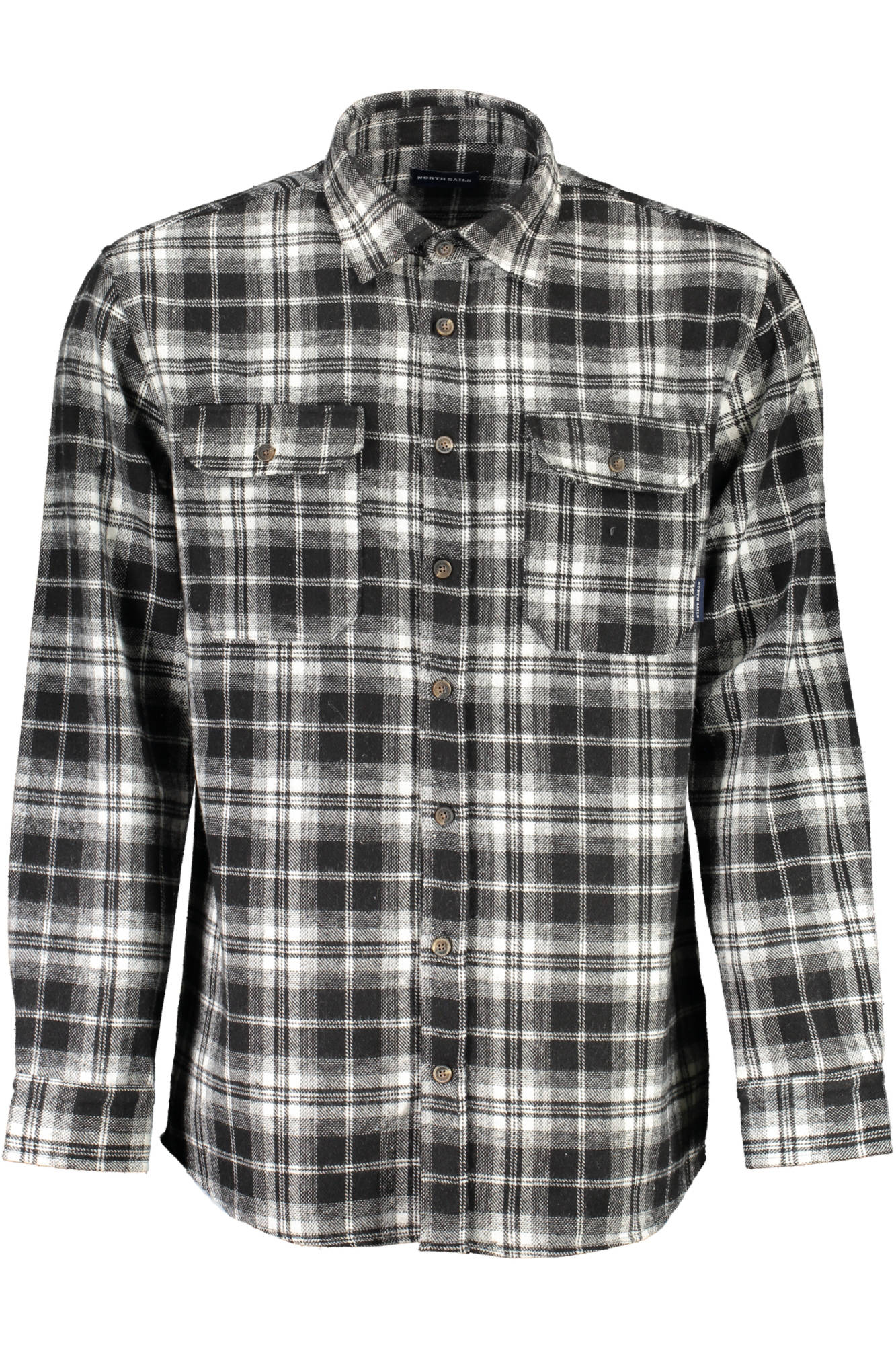 NORTH SAILS BLACK MENS LONG SLEEVED SHIRT