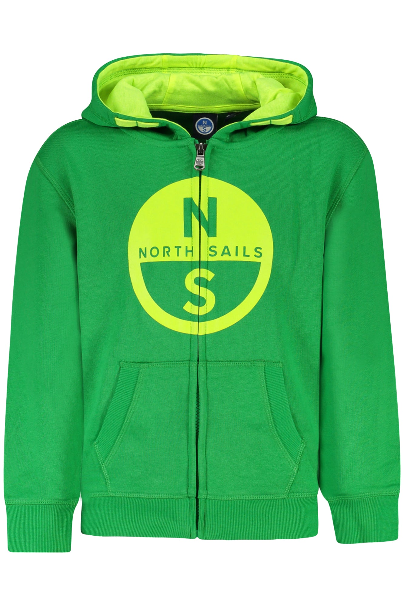 NORTH SAILS CHILDRENS ZIP-UP SWEATSHIRT GREEN