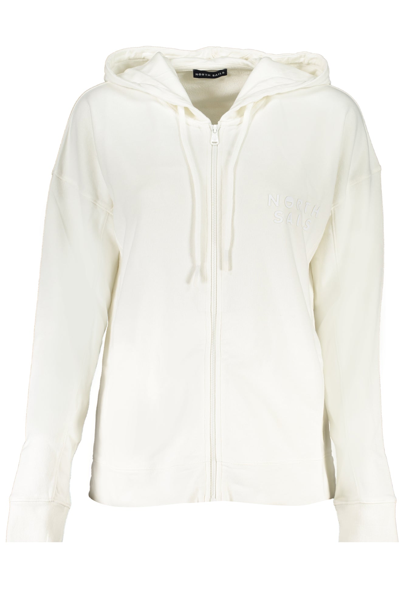 NORTH SAILS WOMENS ZIP SWEATSHIRT WHITE