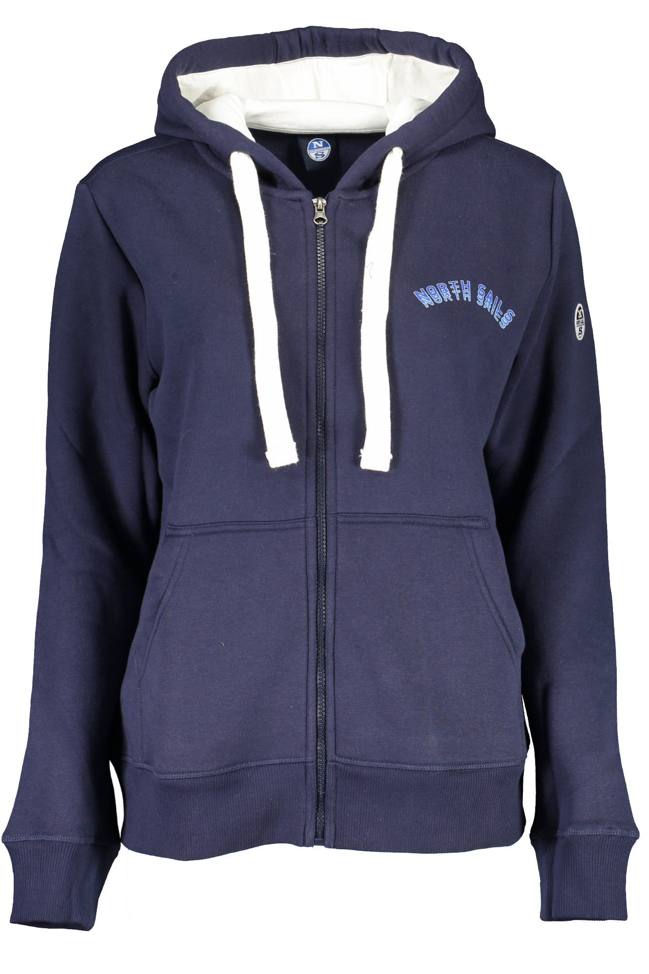 NORTH SAILS WOMENS BLUE ZIPPED SWEATSHIRT