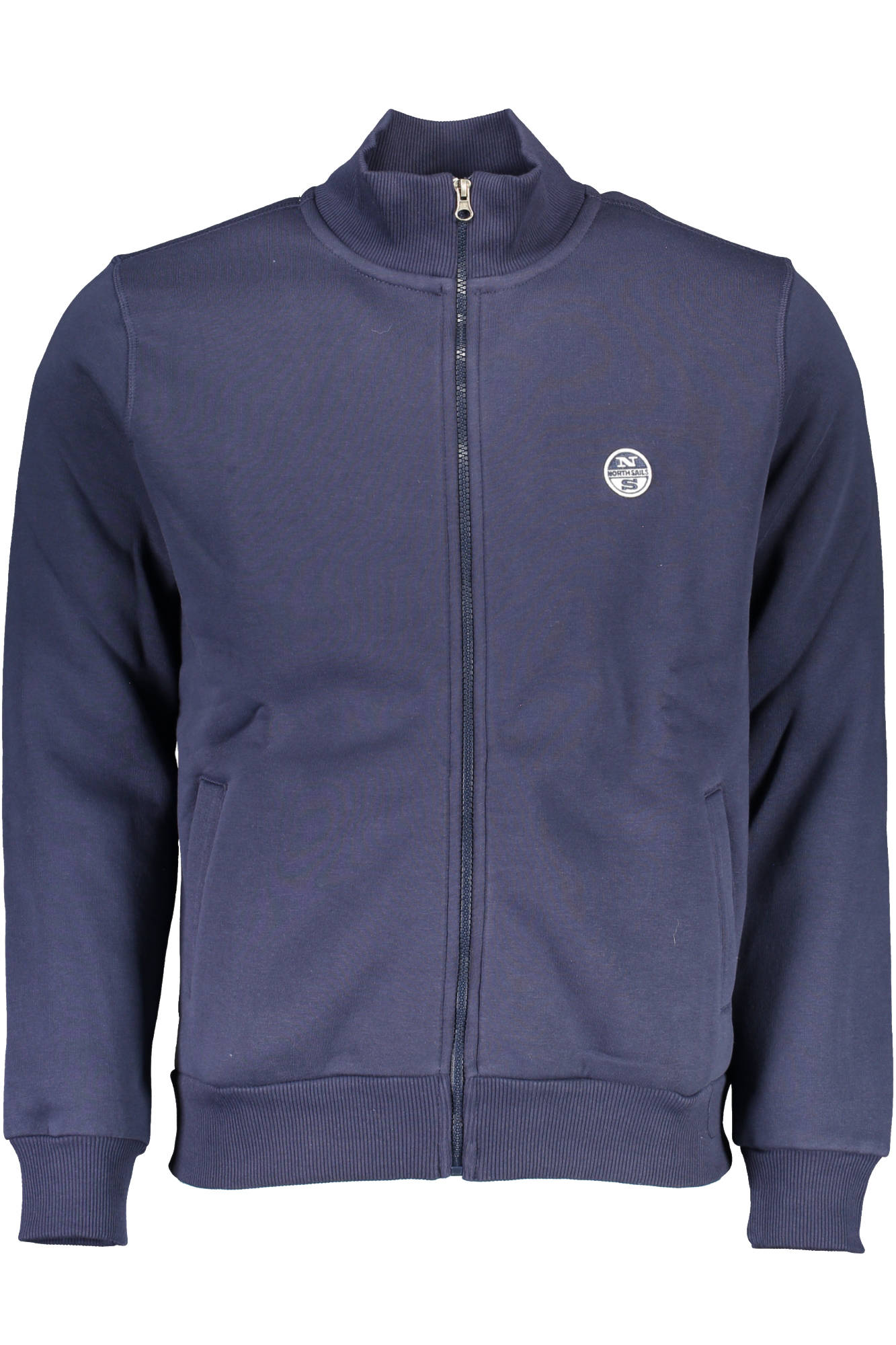 NORTH SAILS MENS BLUE ZIPPED SWEATSHIRT