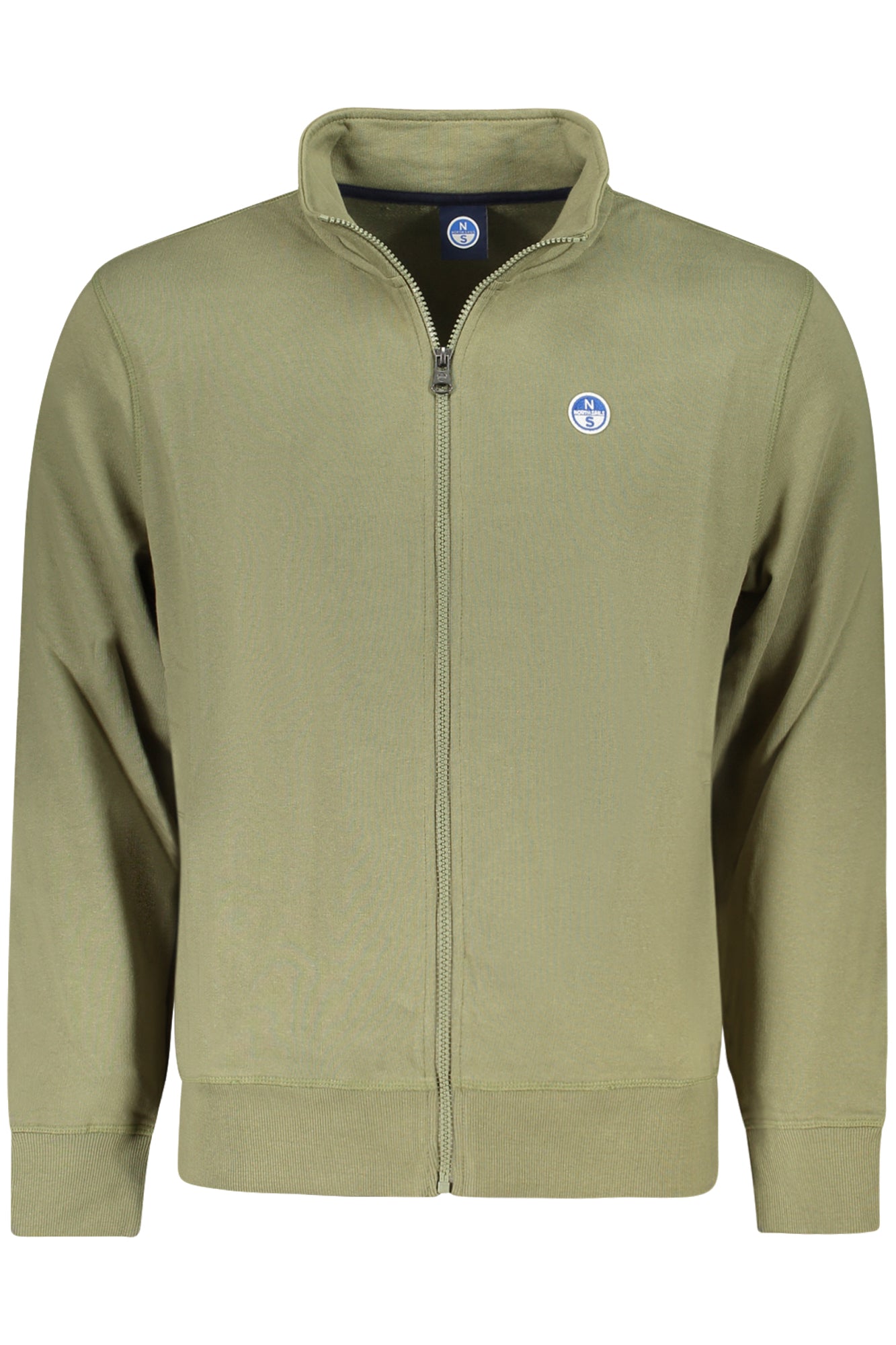 NORTH SAILS MENS ZIP-UP SWEATSHIRT GREEN