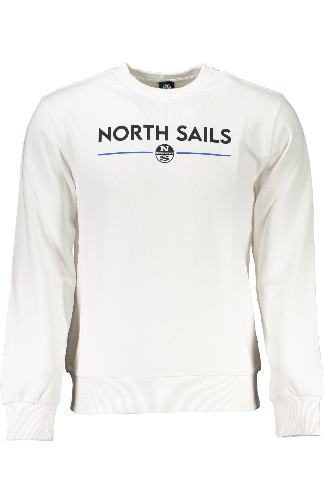NORTH SAILS MENS WHITE ZIPLESS SWEATSHIRT