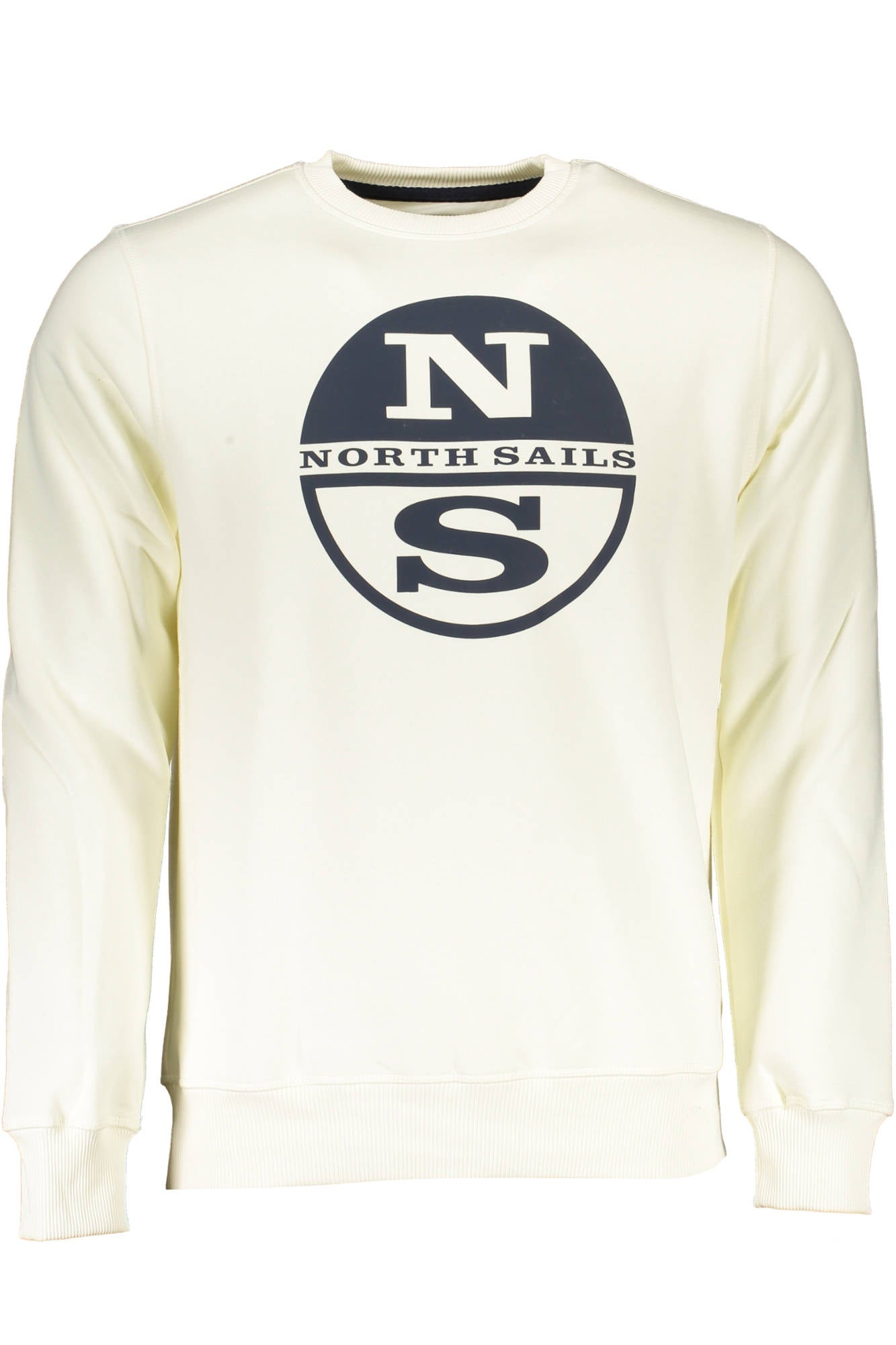 NORTH SAILS WHITE MENS SWEATSHIRT WITHOUT ZIP