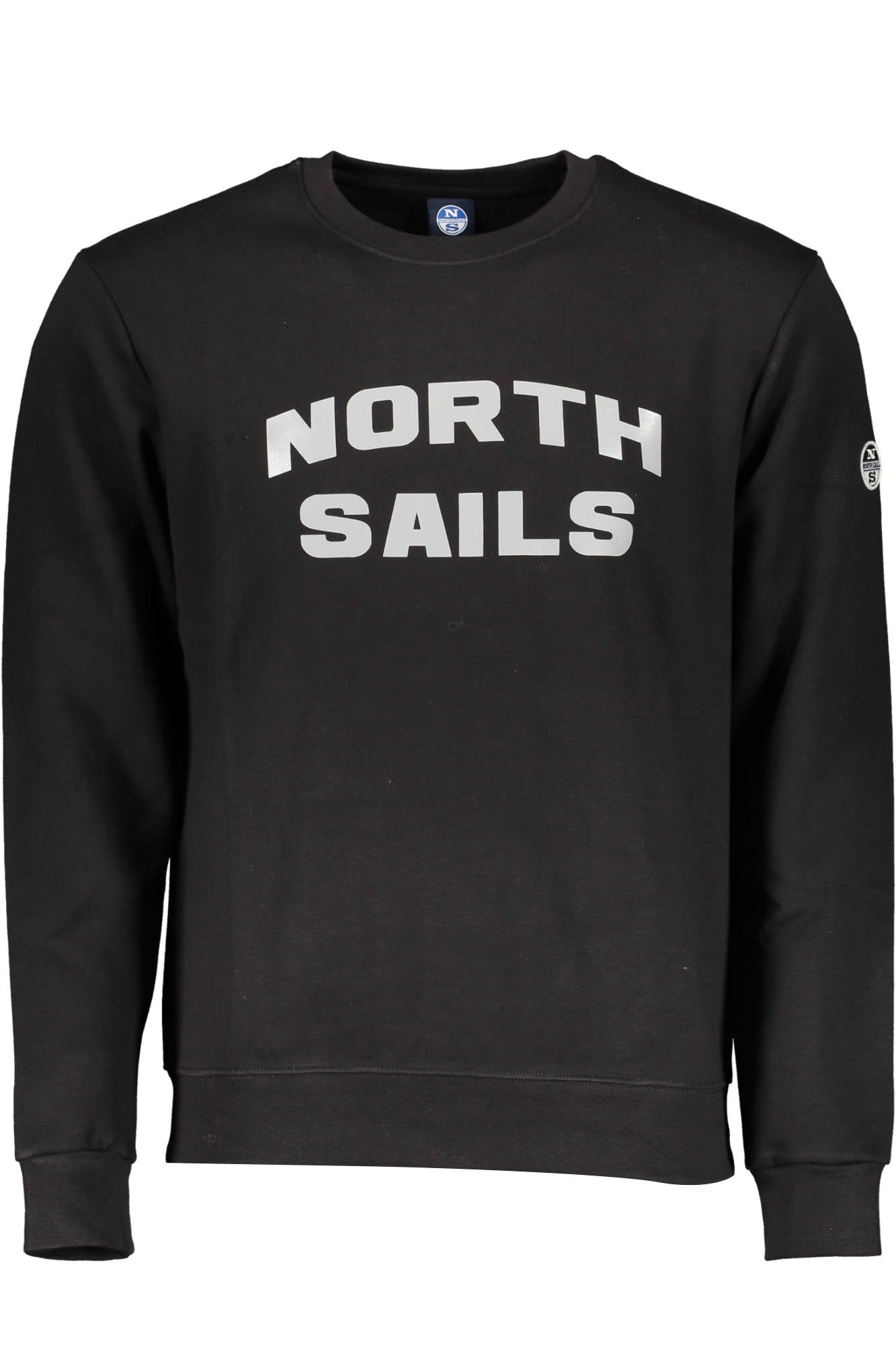 NORTH SAILS MENS BLACK ZIP-UP SWEATSHIRT