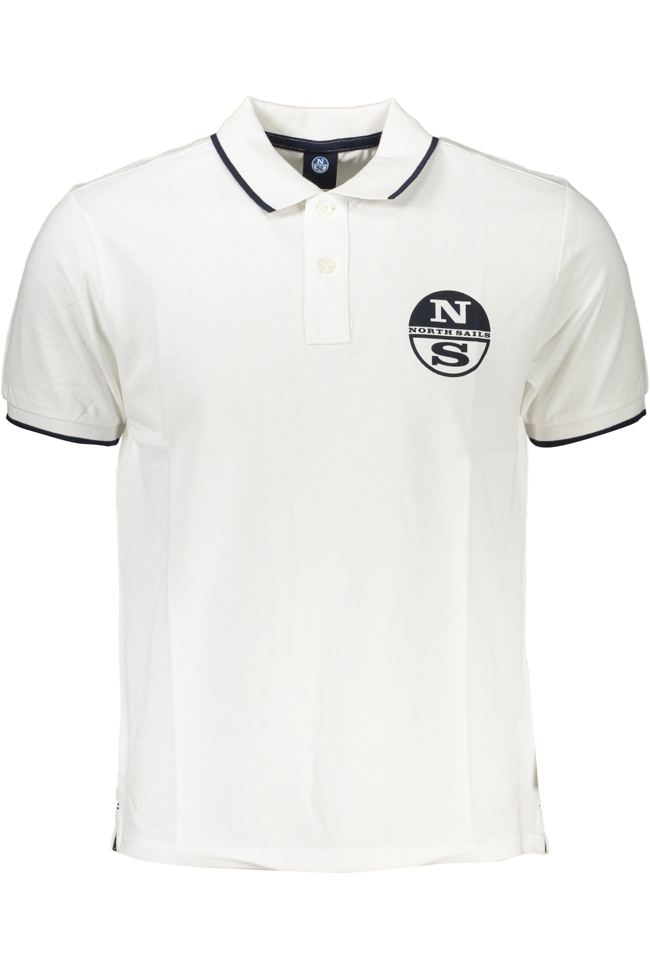 NORTH SAILS MENS WHITE SHORT SLEEVED POLO SHIRT