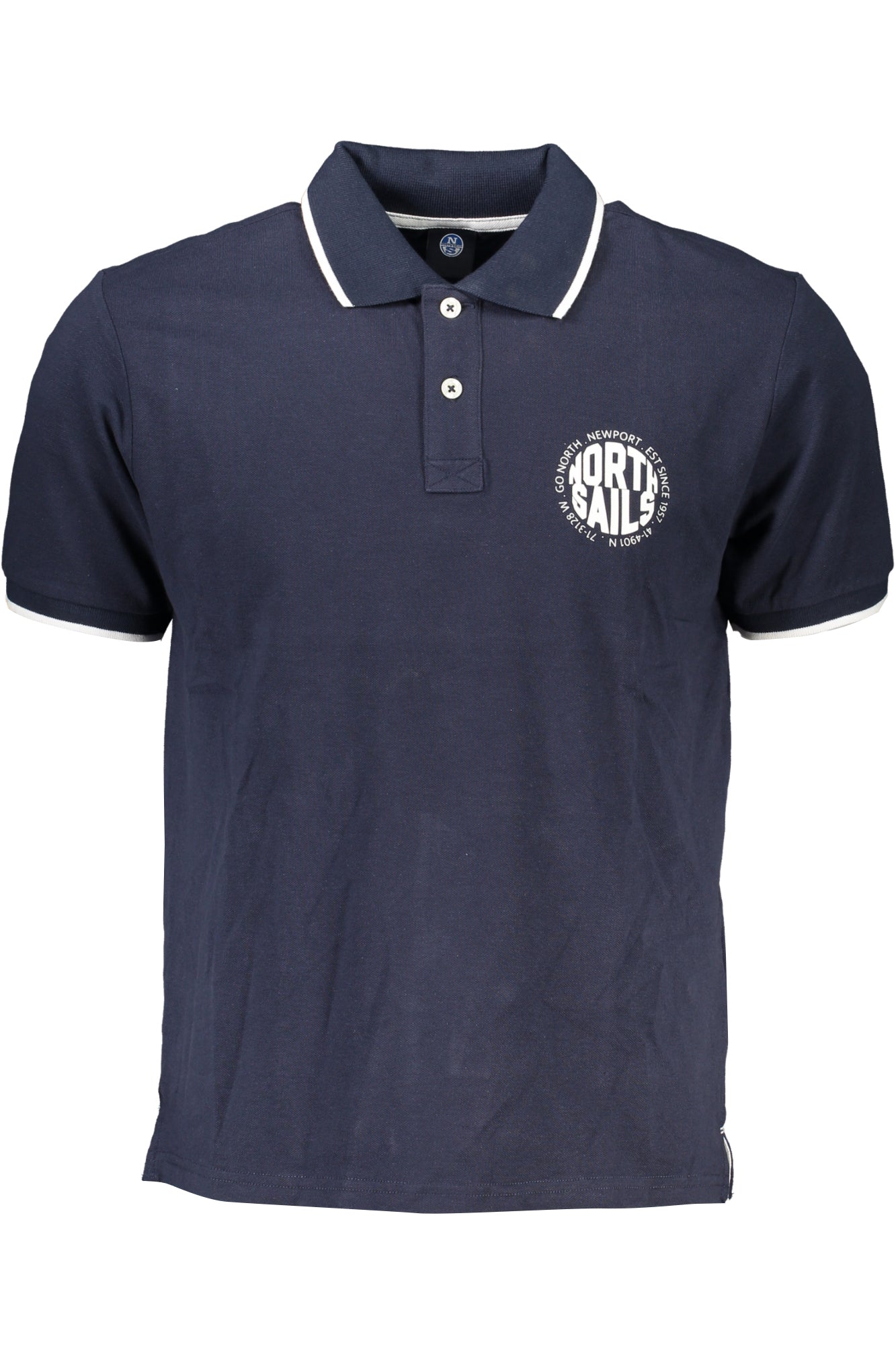 NORTH SAILS MENS SHORT SLEEVED POLO SHIRT BLUE