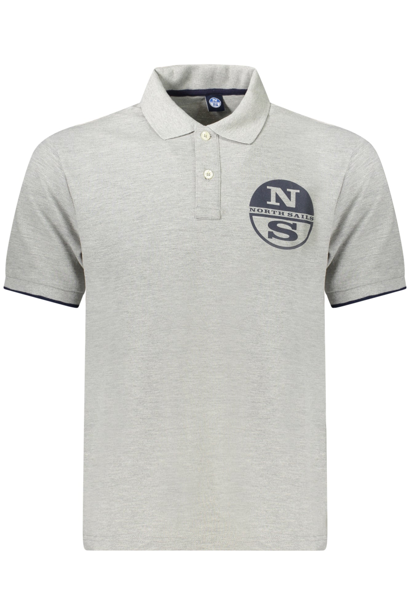 NORTH SAILS MENS SHORT SLEEVE POLO GREY