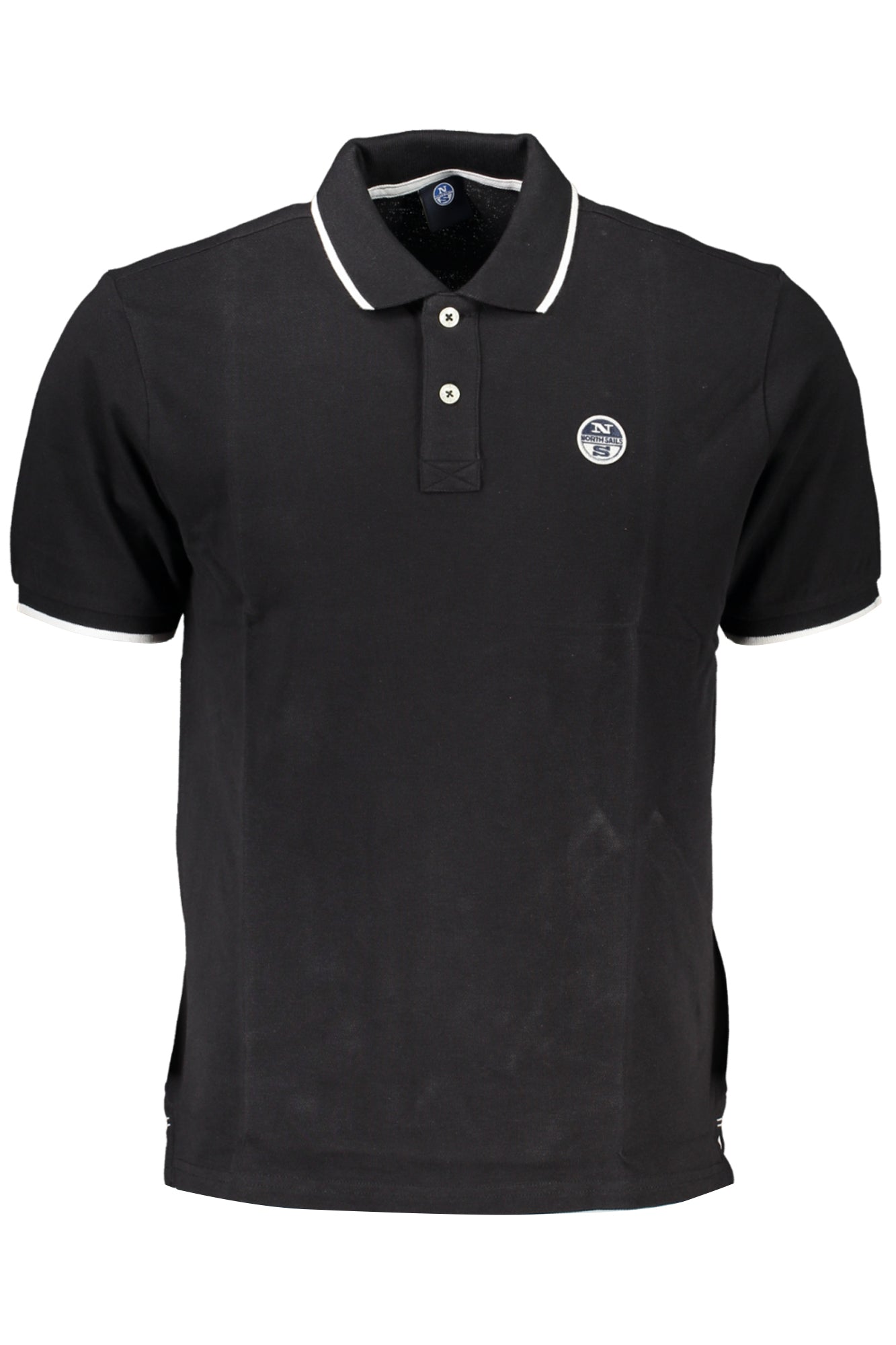 NORTH SAILS MENS BLACK SHORT SLEEVED POLO SHIRT