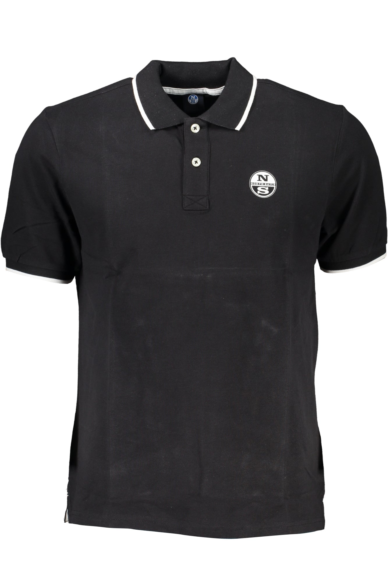 NORTH SAILS MENS BLACK SHORT SLEEVED POLO SHIRT