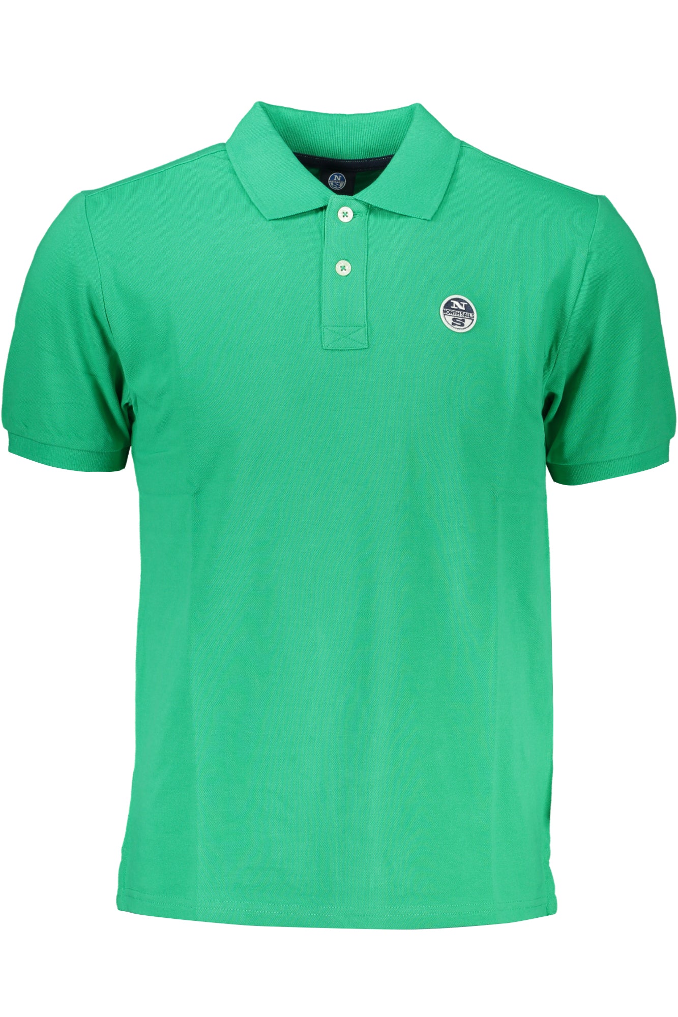 NORTH SAILS GREEN MENS SHORT SLEEVED POLO SHIRT