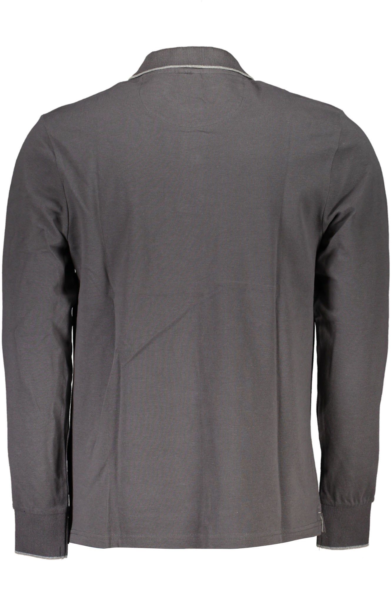 NORTH SAILS MENS LONG SLEEVED POLO SHIRT GRAY
