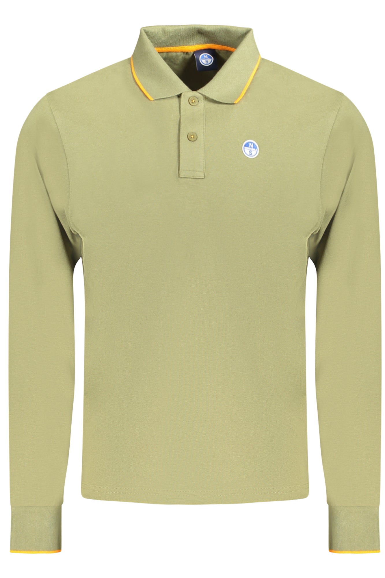 NORTH SAILS LONG SLEEVE POLO MEN GREEN