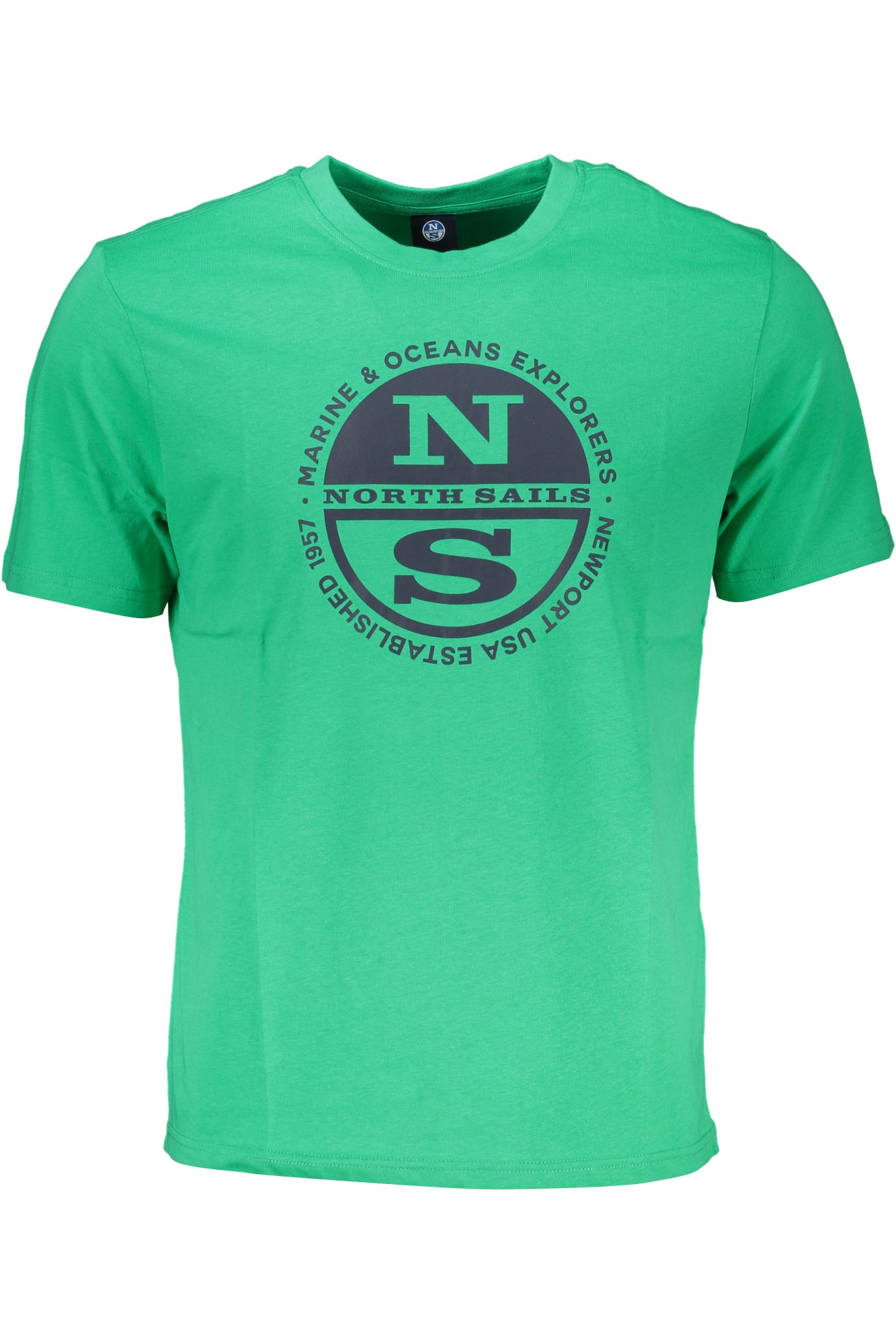 NORTH SAILS GREEN MENS SHORT SLEEVED T-SHIRT