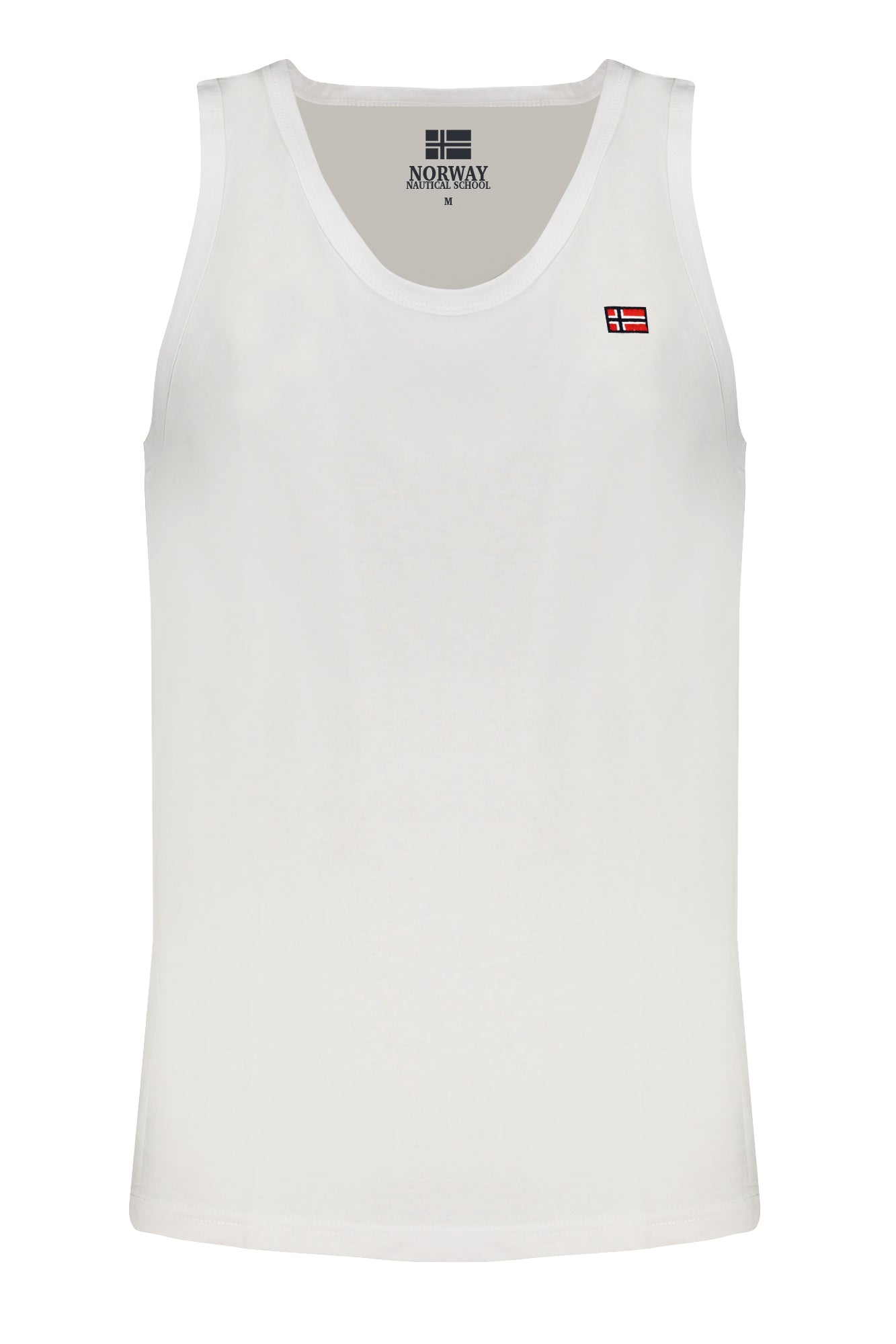 NORWAY 1963 WHITE MENS TANK TOP