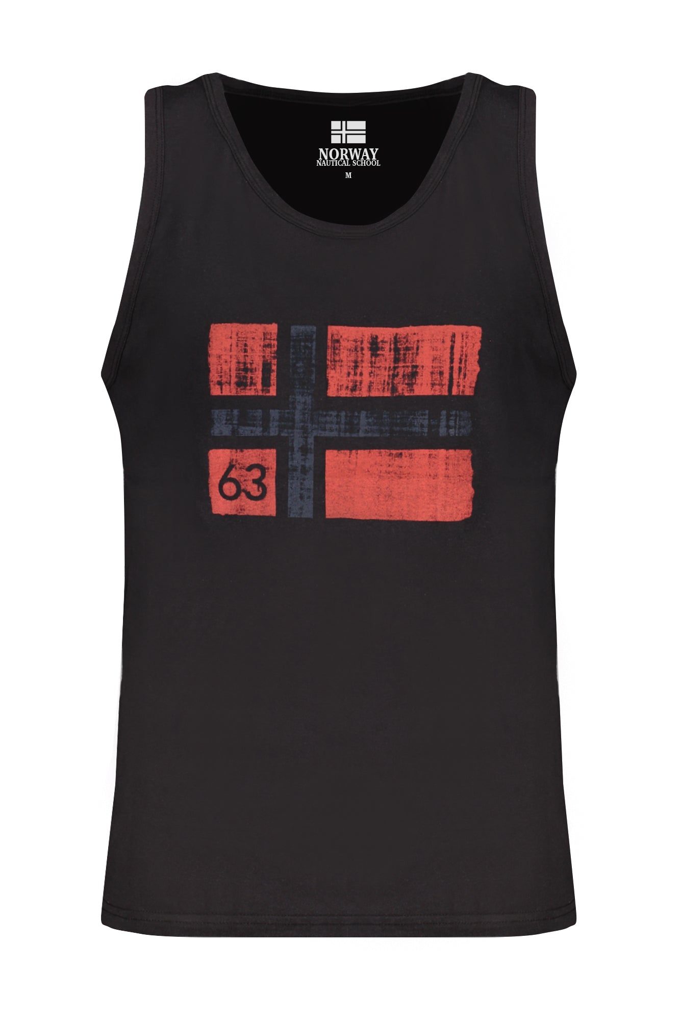 NORWAY 1963 BLACK MENS TANK TOP