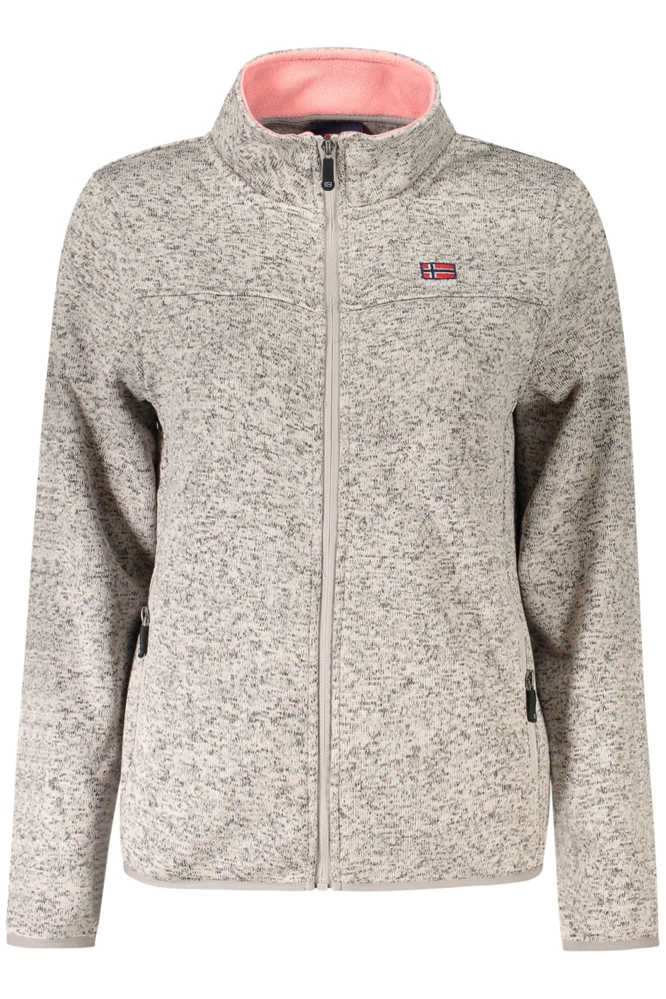 NORWAY 1963 WOMENS BEIGE ZIP-UP SWEATSHIRT