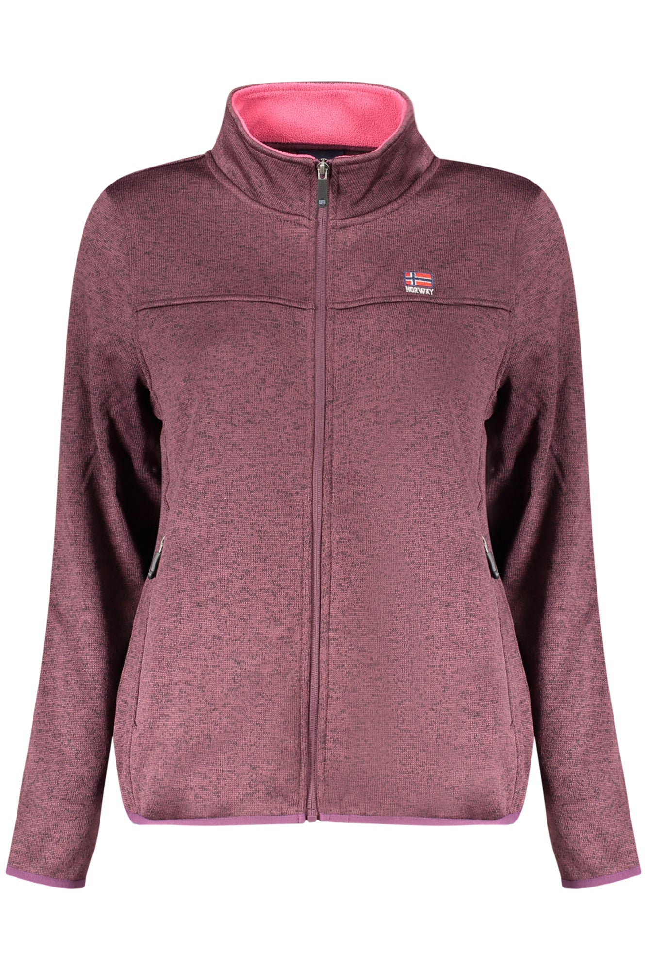 NORWAY 1963 WOMENS PURPLE ZIP-UP SWEATSHIRT
