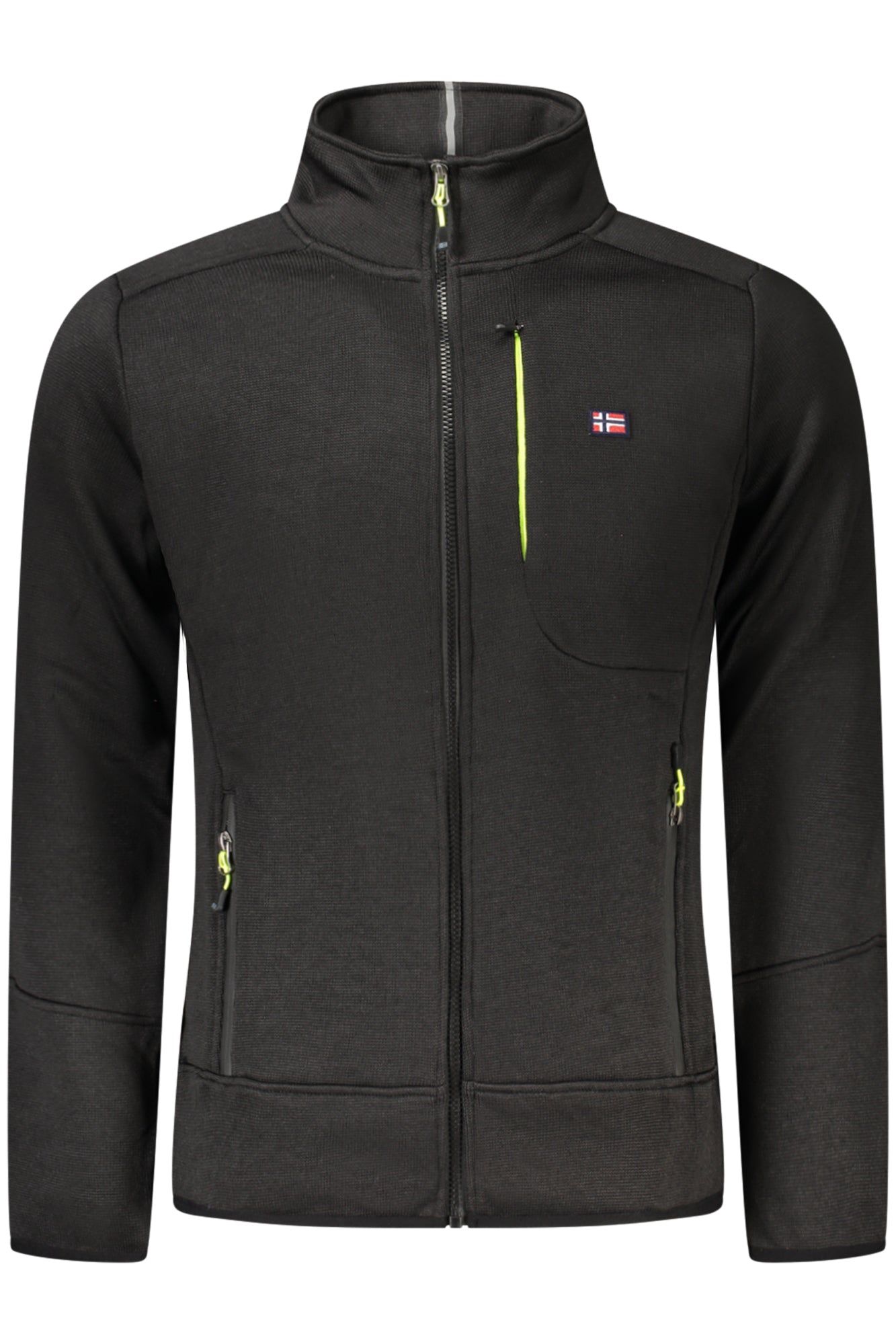 NORWAY 1963 MENS BLACK ZIP-UP SWEATSHIRT