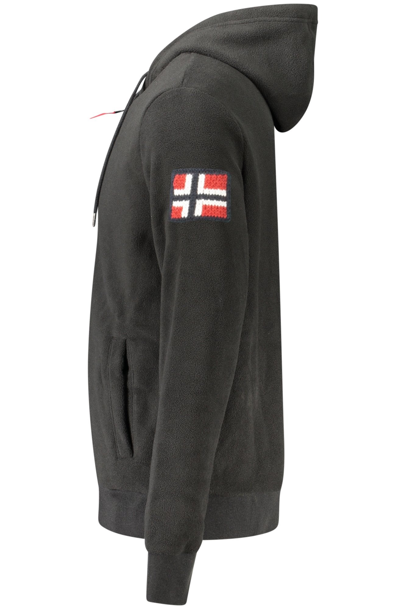 NORWAY 1963 MENS BLACK ZIP-UP SWEATSHIRT