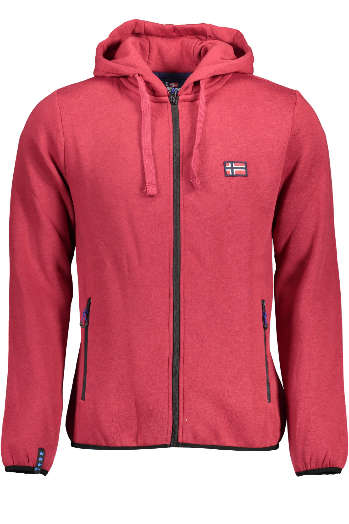 NORWAY 1963 MENS ZIPPED SWEATSHIRT RED