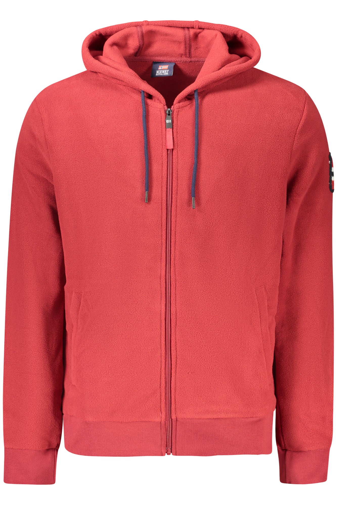NORWAY 1963 MENS RED ZIP-UP SWEATSHIRT