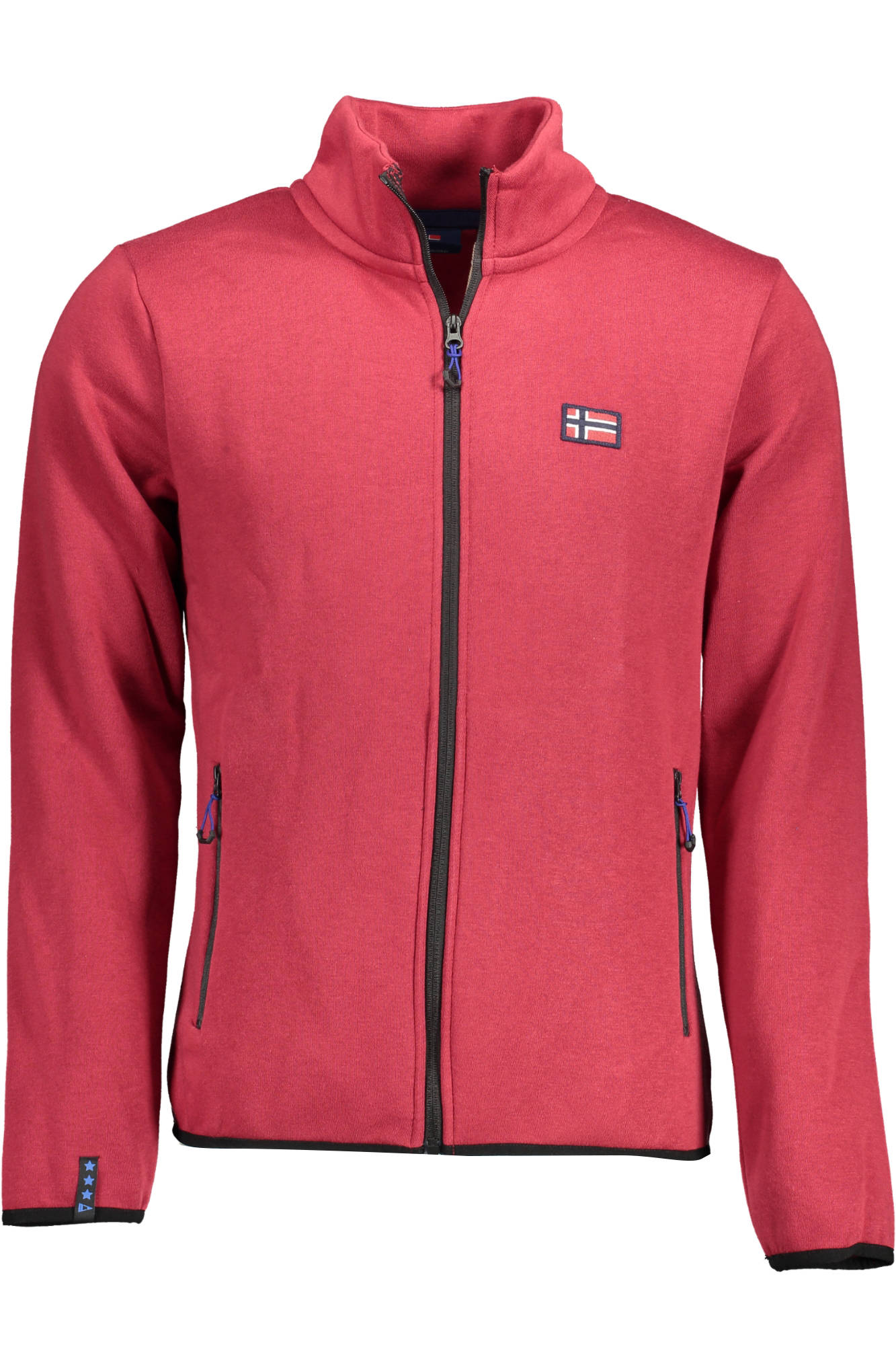 NORWAY 1963 RED MENS ZIP-UP SWEATSHIRT
