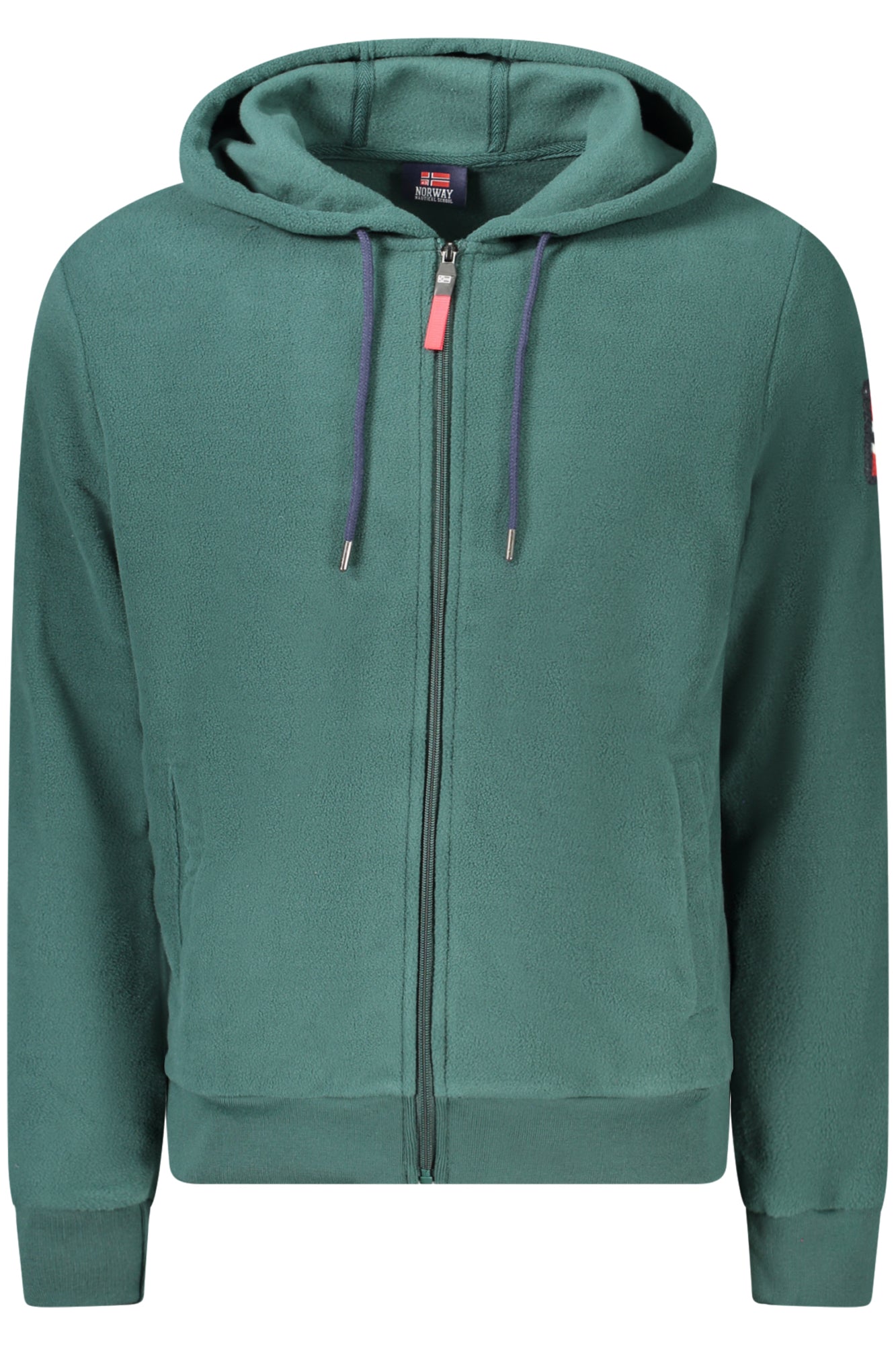 NORWAY 1963 MENS GREEN ZIP-UP SWEATSHIRT