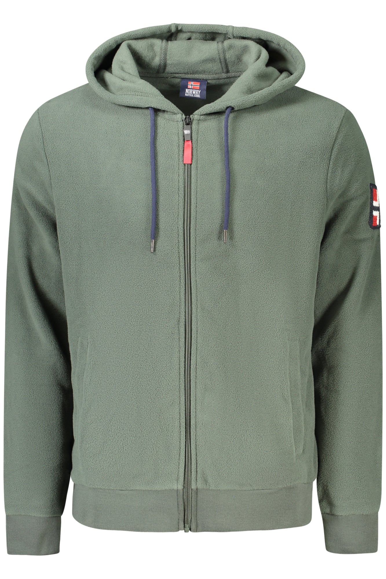 NORWAY 1963 MENS GREEN ZIP-UP SWEATSHIRT